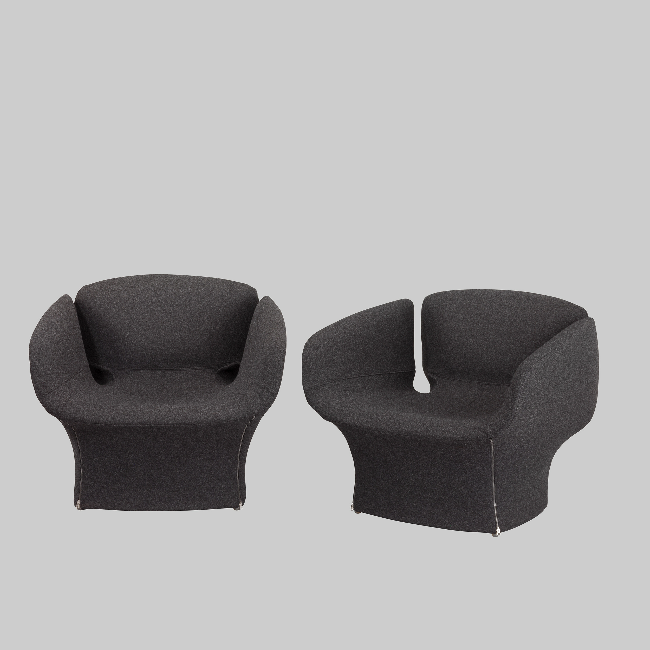 Sessel BLOOMY Anthrazit / Anthrazit mieten bei ADEXPO