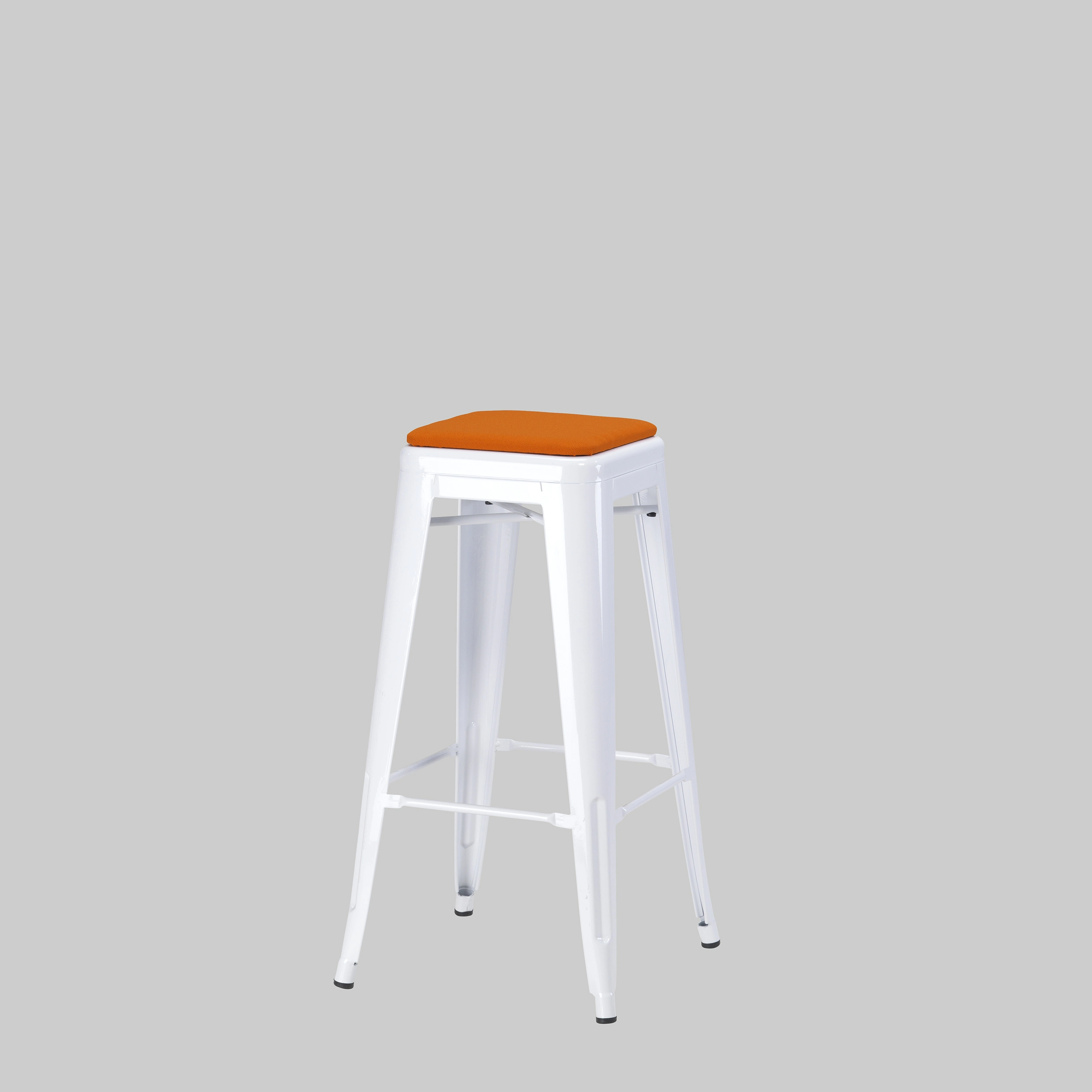 Barhocker FRAGA Orange / Weiss mieten bei ADEXPO