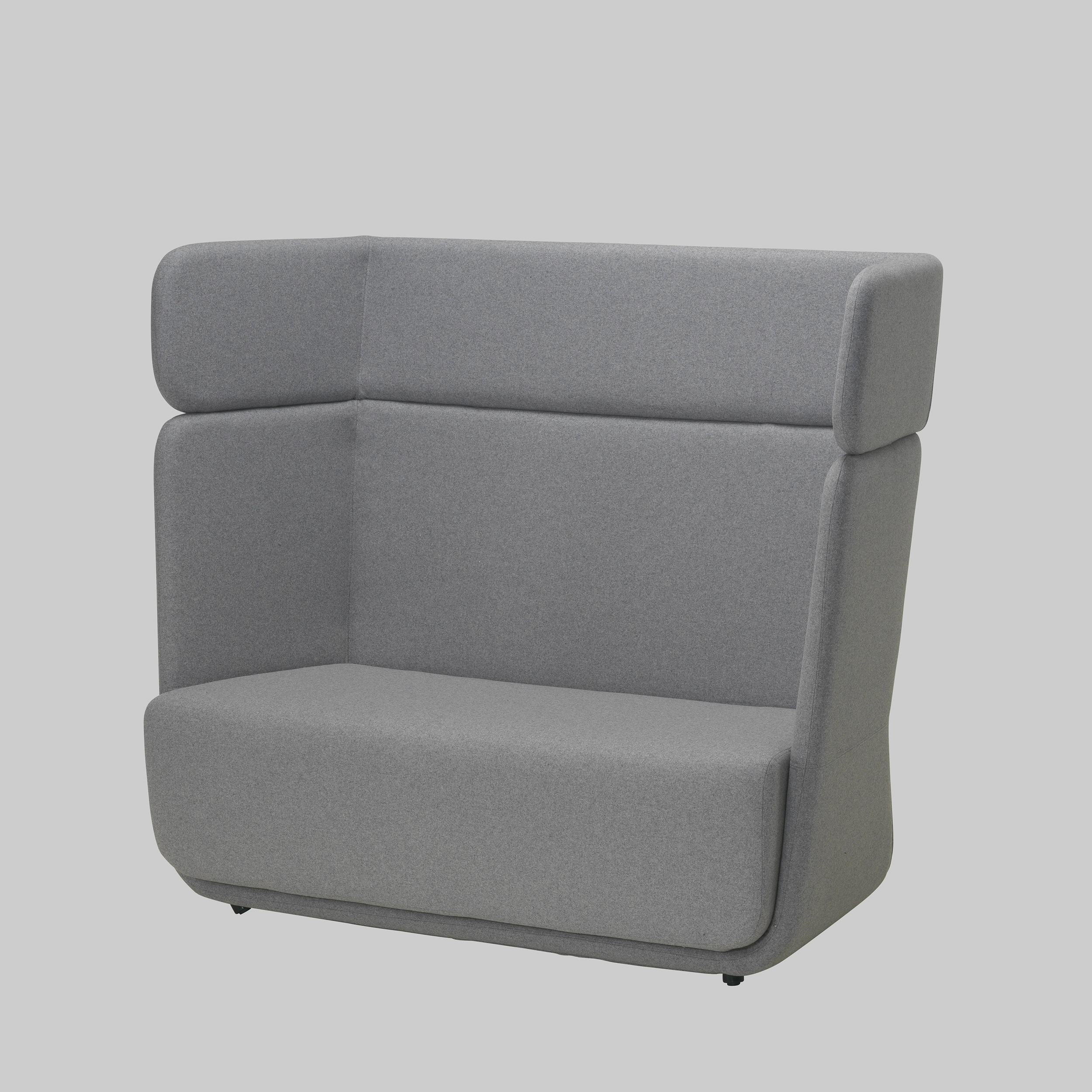 Sofa BASKET Hellgrau / Hellgrau mieten bei ADEXPO
