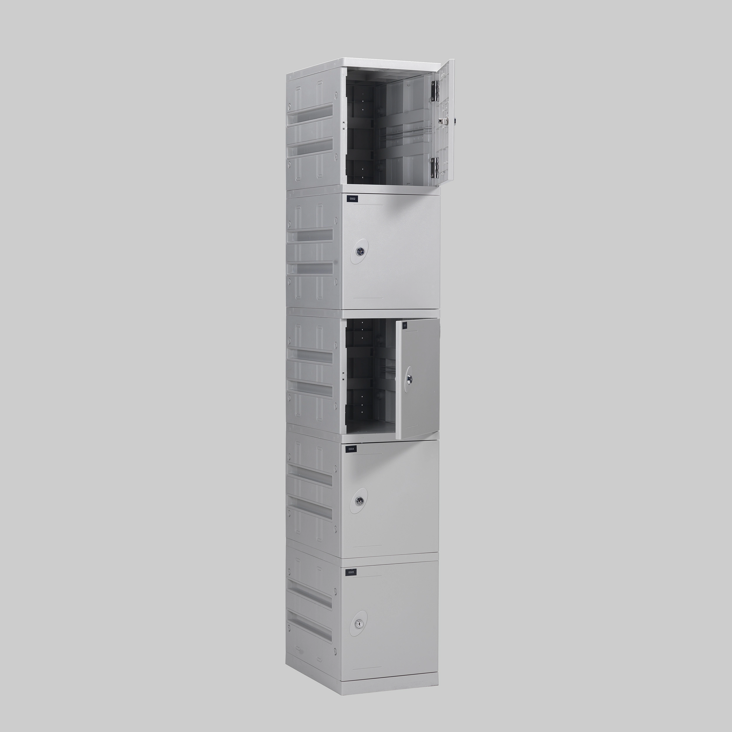 Schliessfachschrank LOCK-5 186cm Grau mieten bei ADEXPO