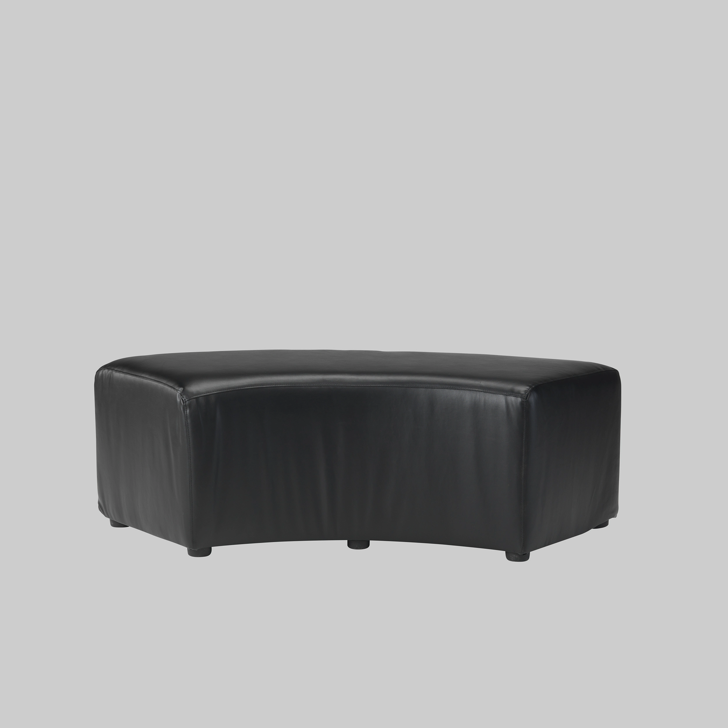 Sesselelement ROUNDED Schwarz mieten bei ADEXPO