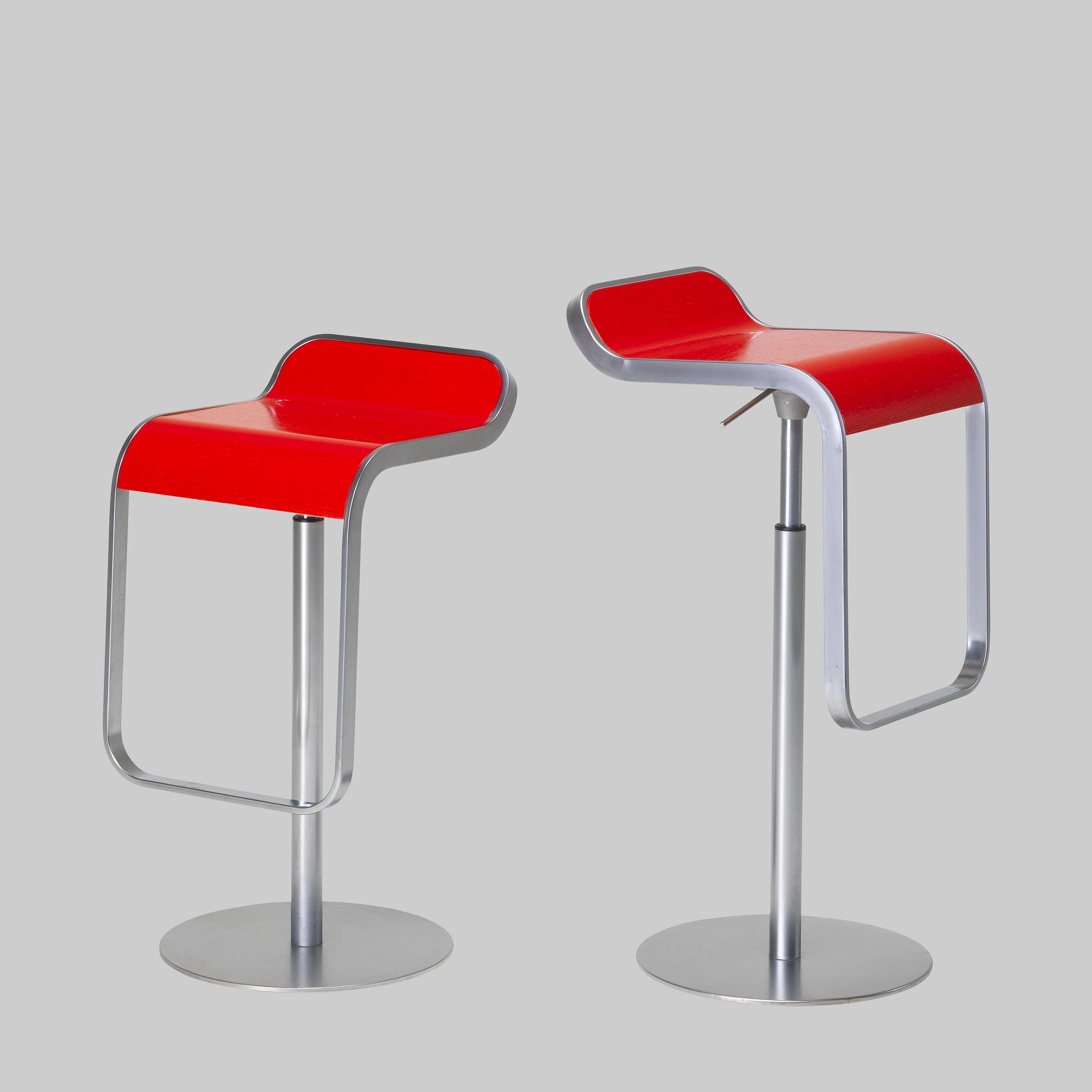 Barhocker LEM Rot / Chrom mieten bei ADEXPO