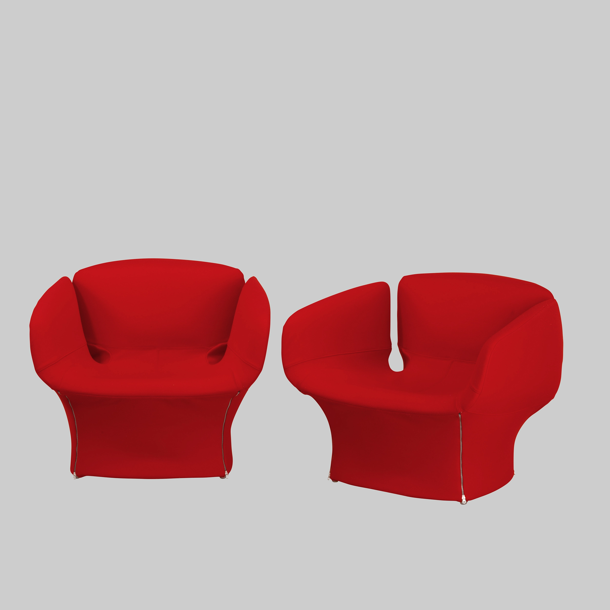 Sessel BLOOMY Rot / Rot mieten bei ADEXPO