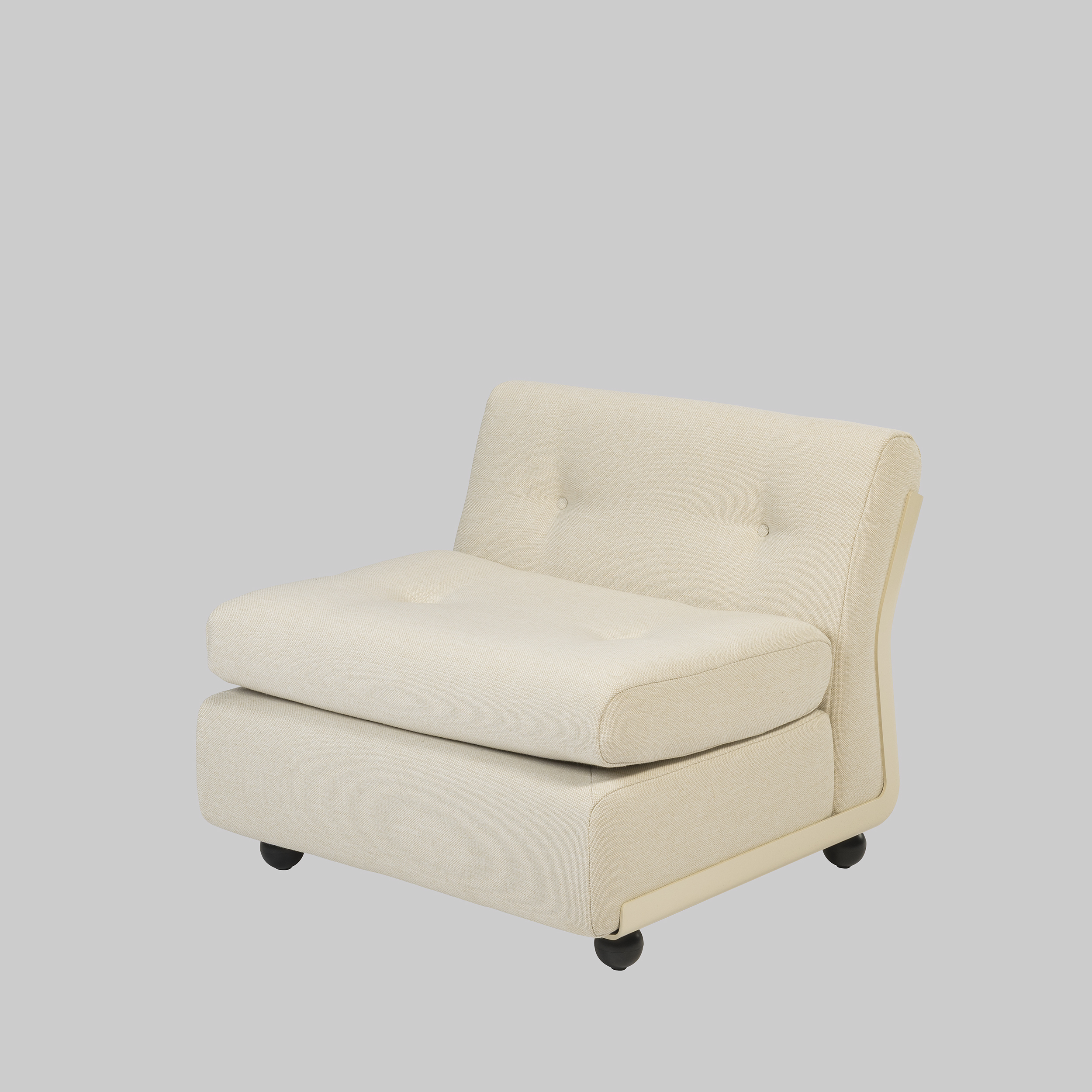 Sessel AMANTA Beige / Beige / Schwarz mieten bei ADEXPO
