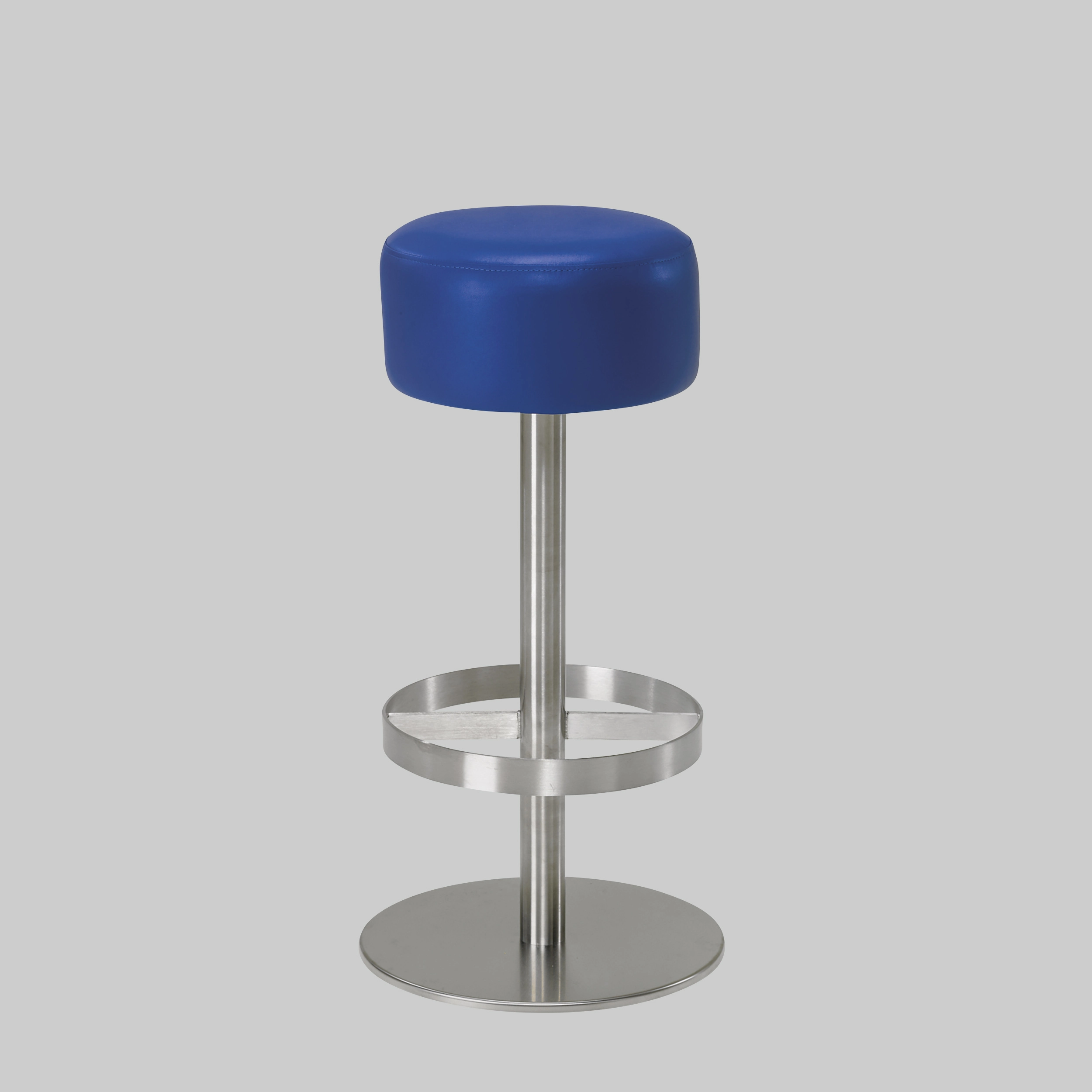 Barhocker TX Blau / Edelstahl mieten bei ADEXPO