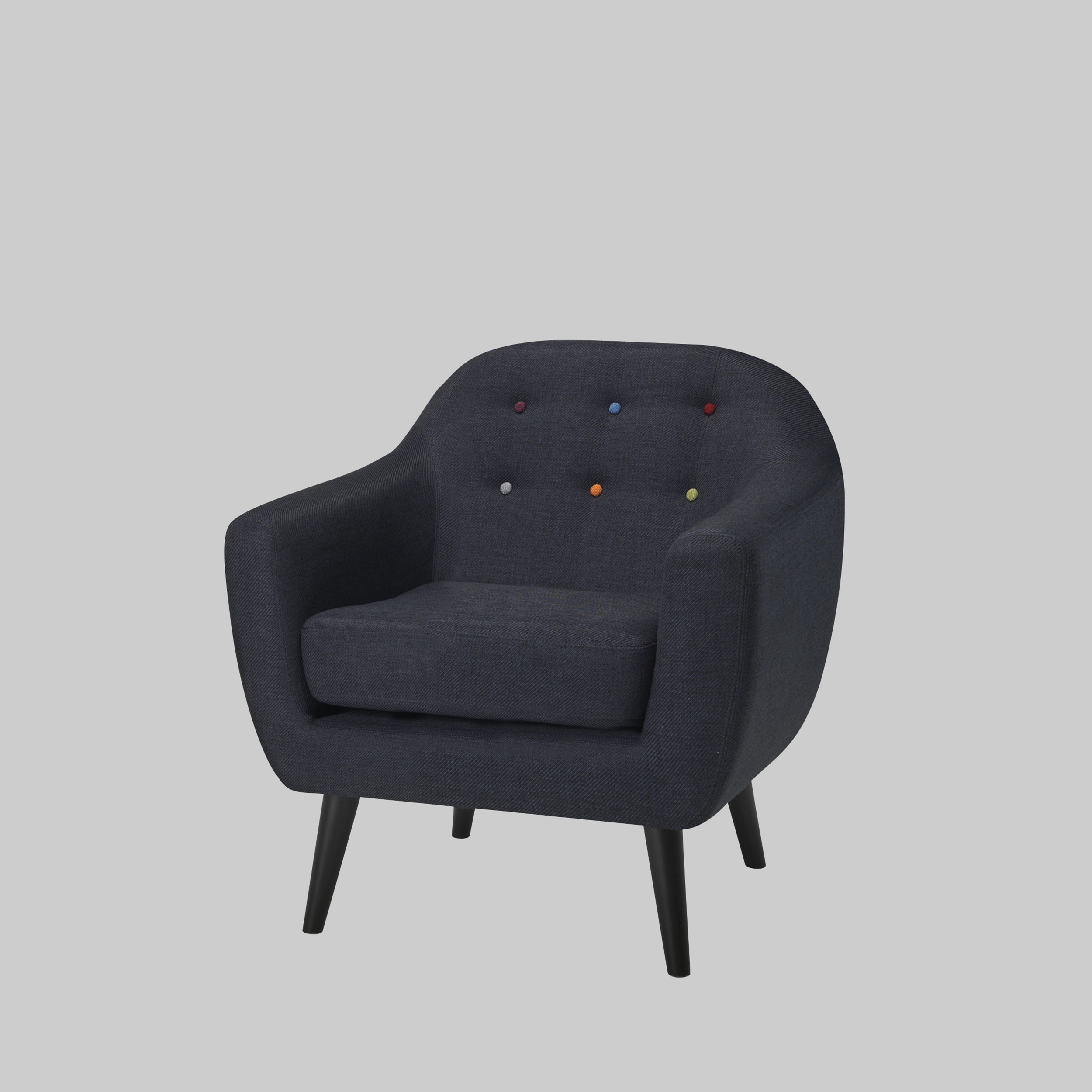 Sessel SIT DOWN Anthrazit / Schwarz mieten bei ADEXPO