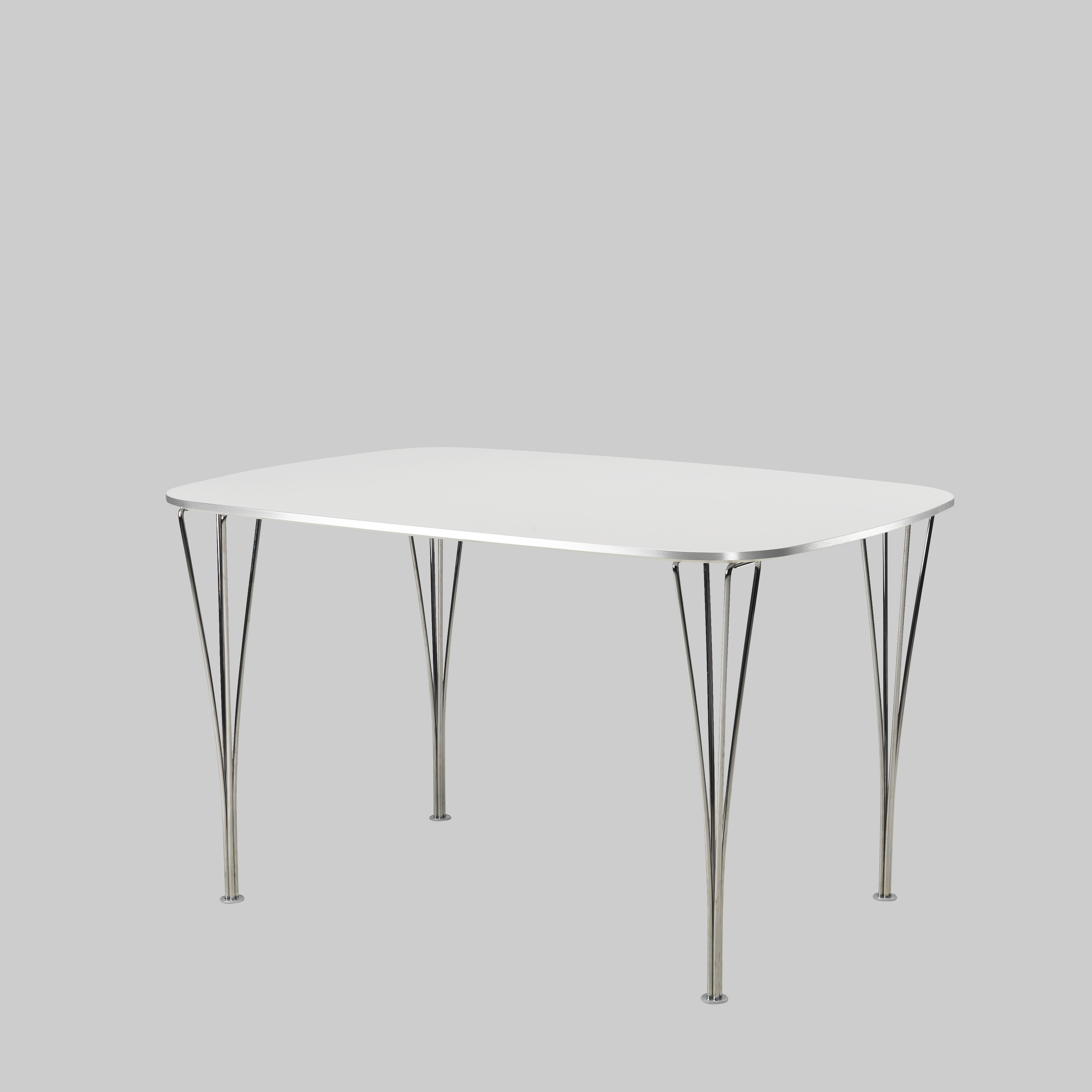 Sitztisch FH125 125×90 Weiss / Chrom mieten bei ADEXPO
