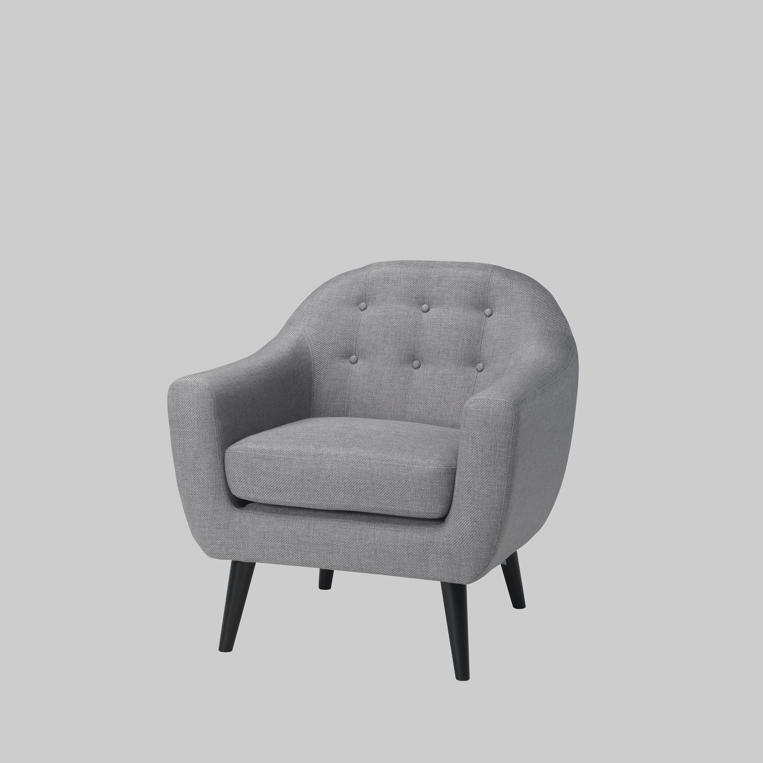 Sessel SIT DOWN Perlgrau / Schwarz mieten bei ADEXPO