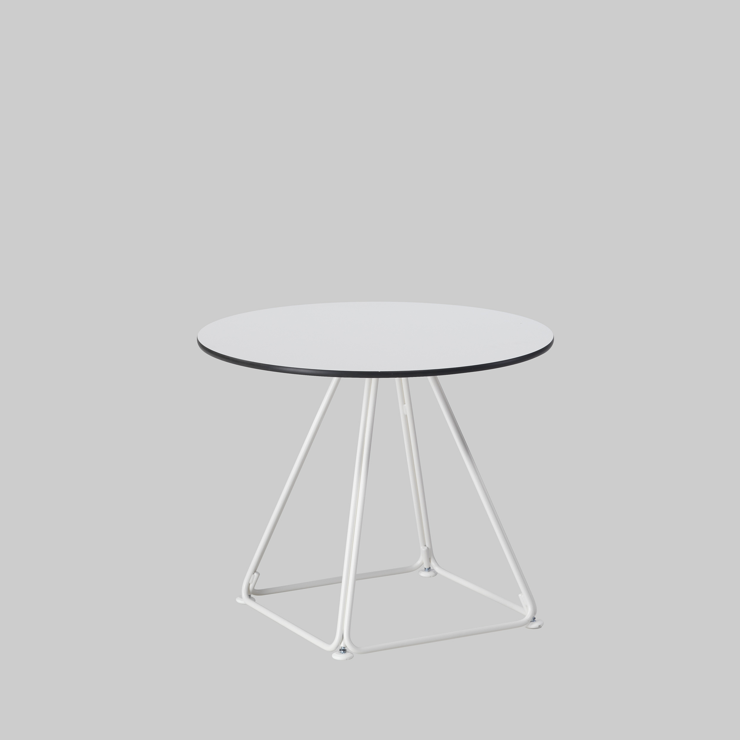 Beistelltisch LUNAR Ø64 Weiss / Weiss mieten bei ADEXPO