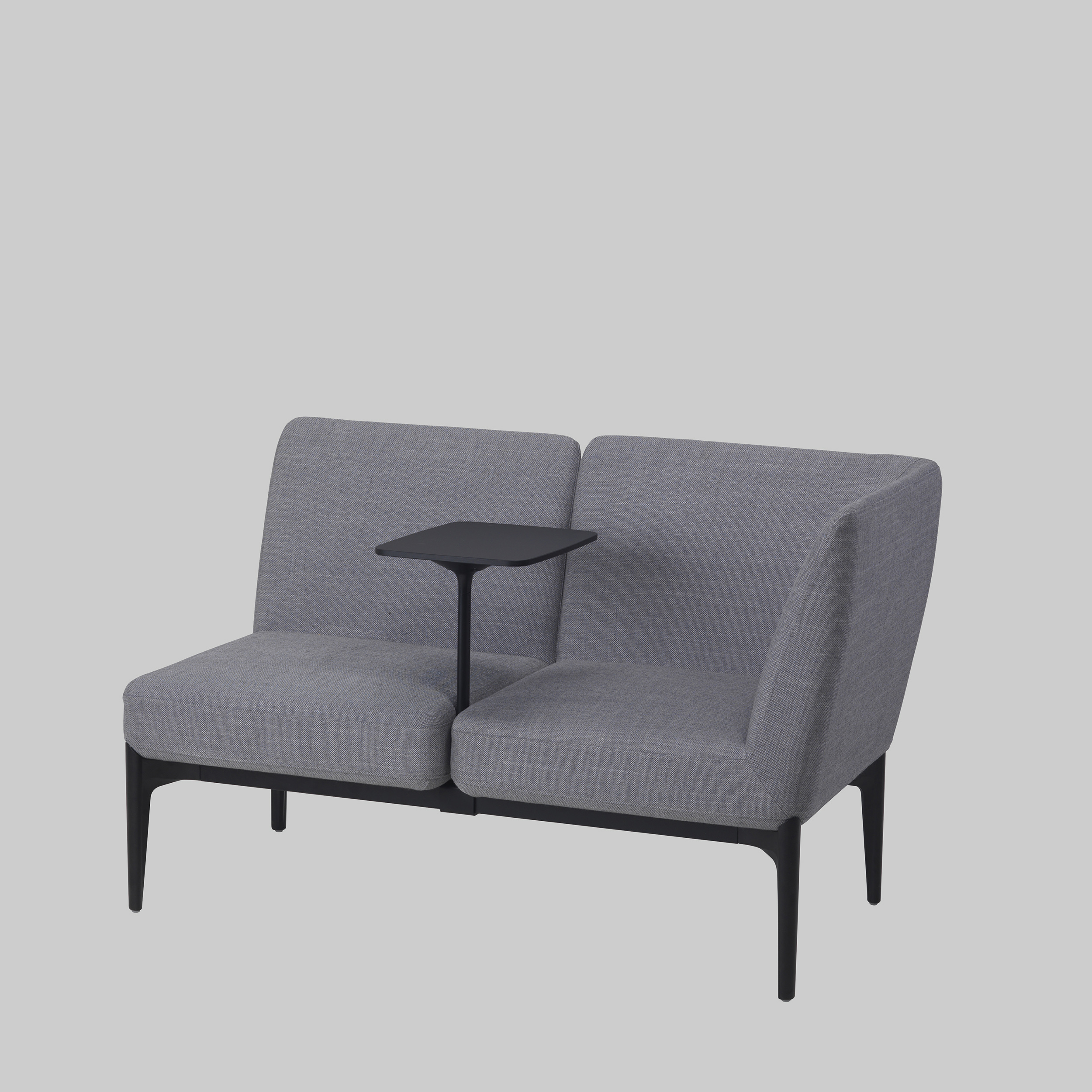 Sofa SOCIAL 2 / BB762T Grau / Schwarz mieten bei ADEXPO