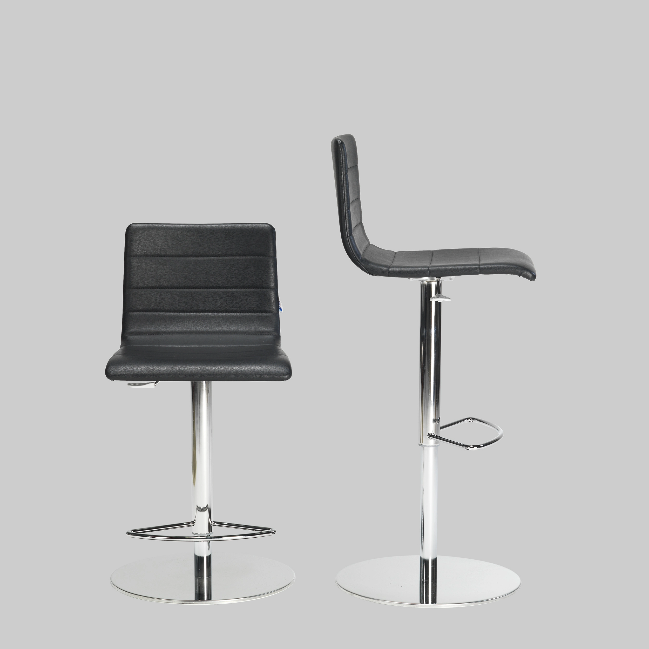 Barhocker FARO UP Schwarz / Chrom mieten bei ADEXPO