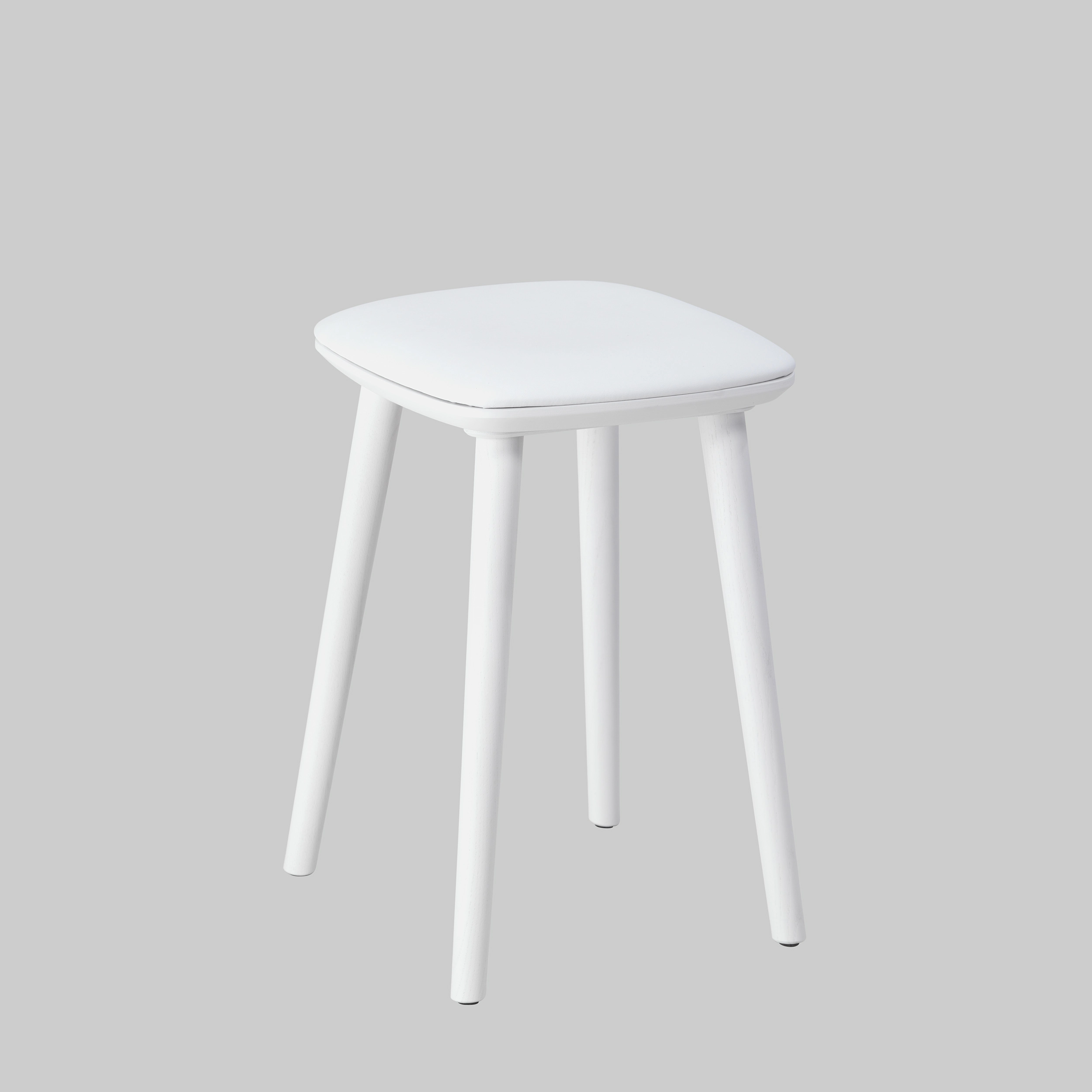 Hocker BABILA Weiss / Weiss mieten bei ADEXPO
