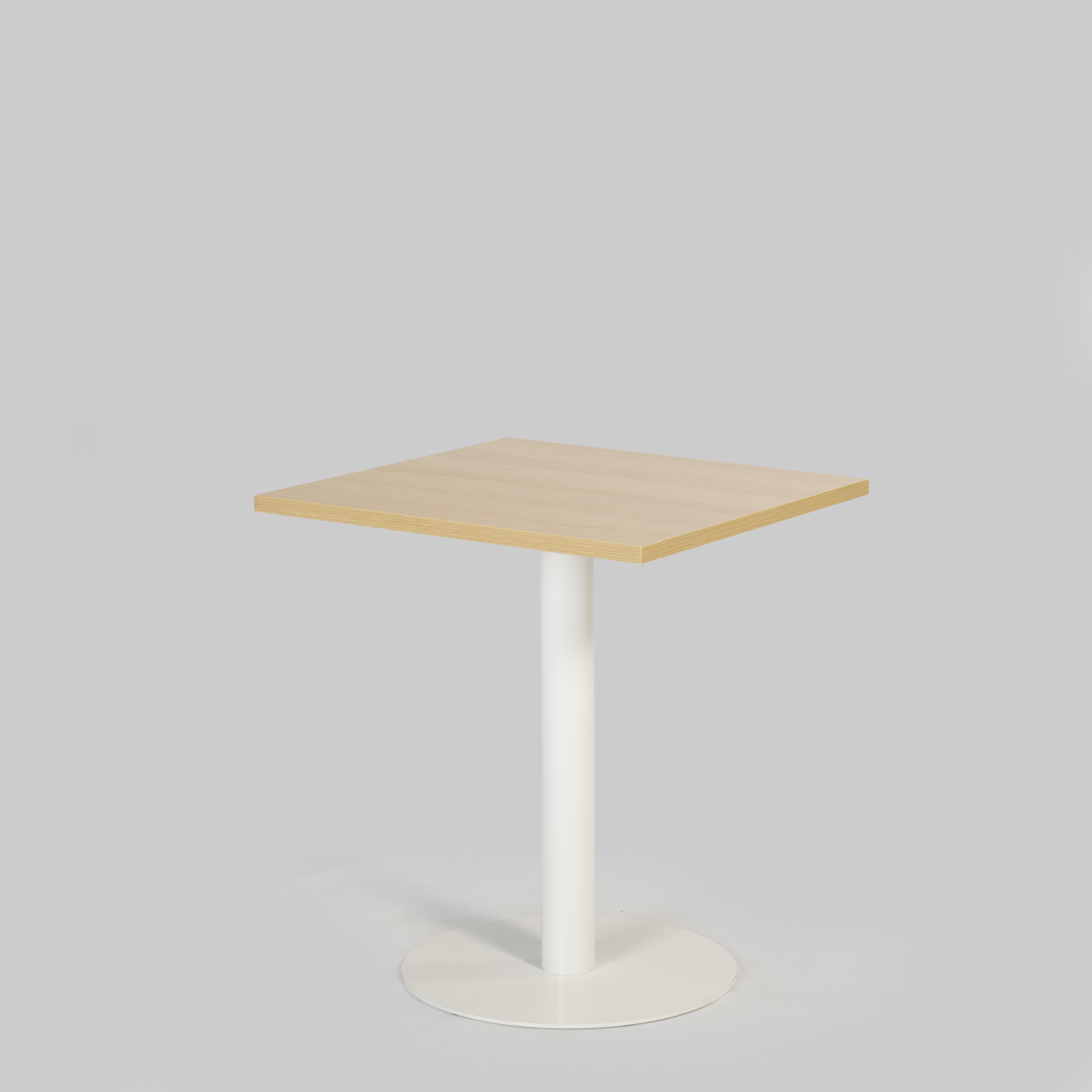 Sitztisch PUB 65×65 Weiss / Eiche mieten bei ADEXPO