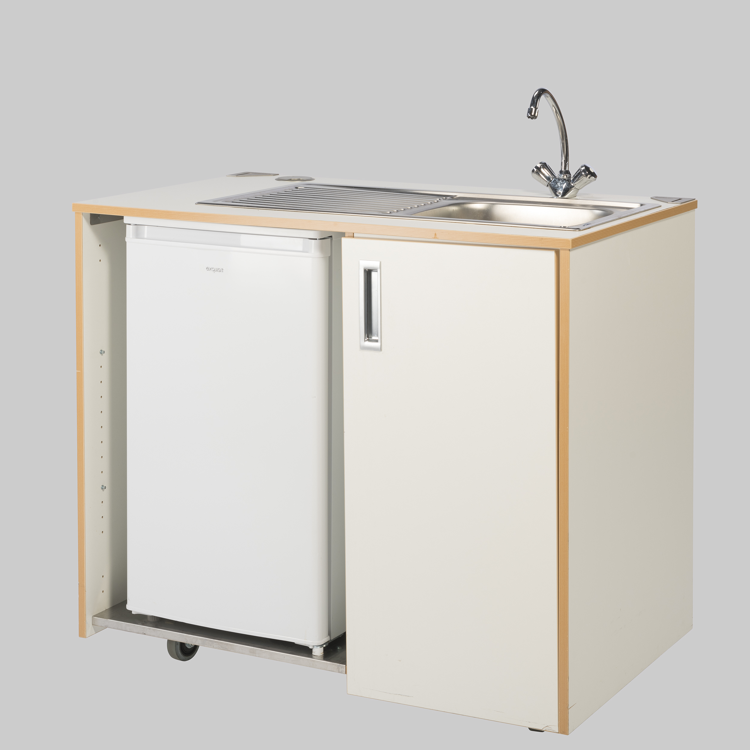 Kombiküche KOOLKIT PURE KU100 + KK Weiss mieten bei ADEXPO