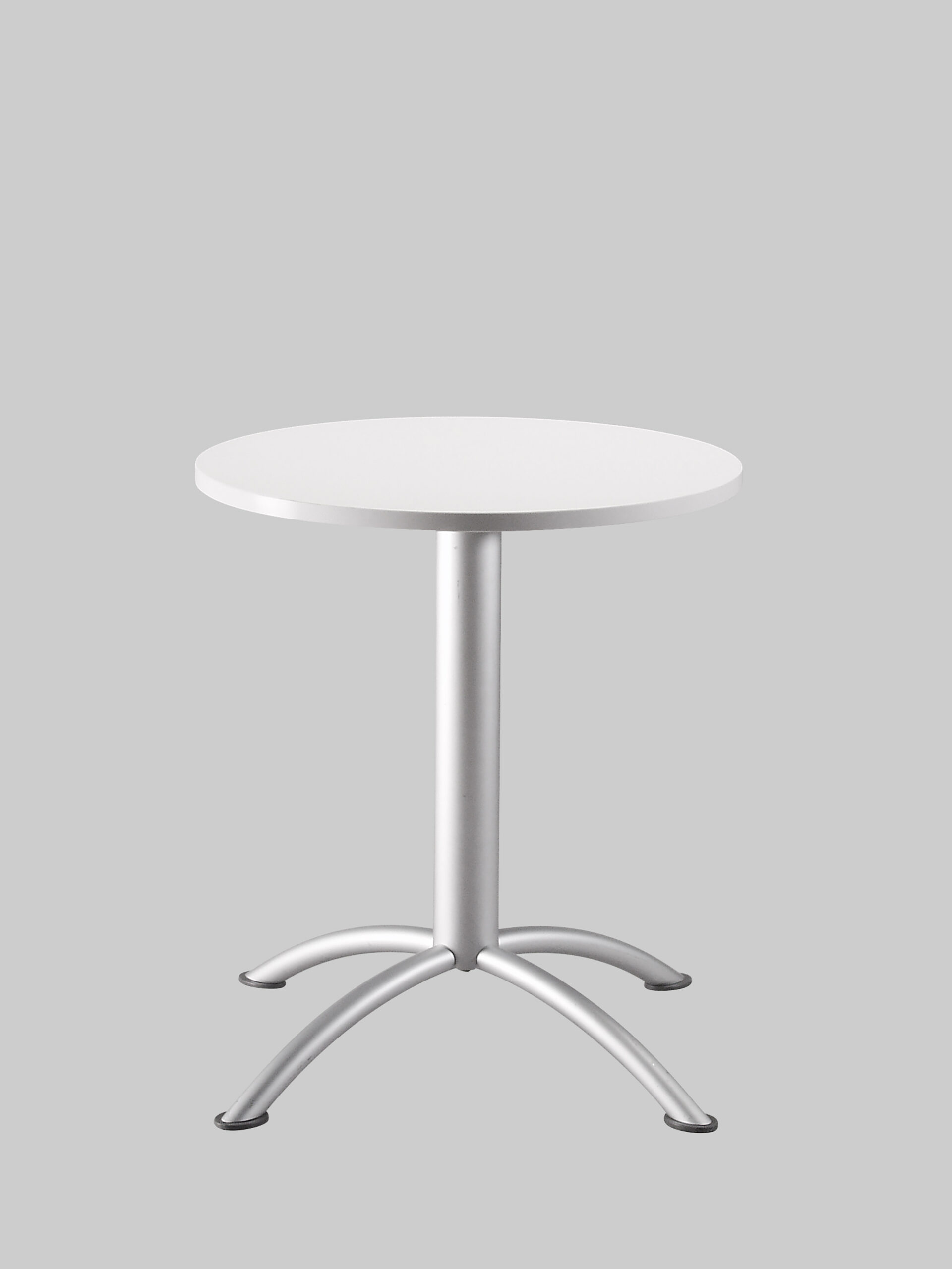 Sitztisch SEA Ø80 Weiss / Aluminium mieten bei ADEXPO