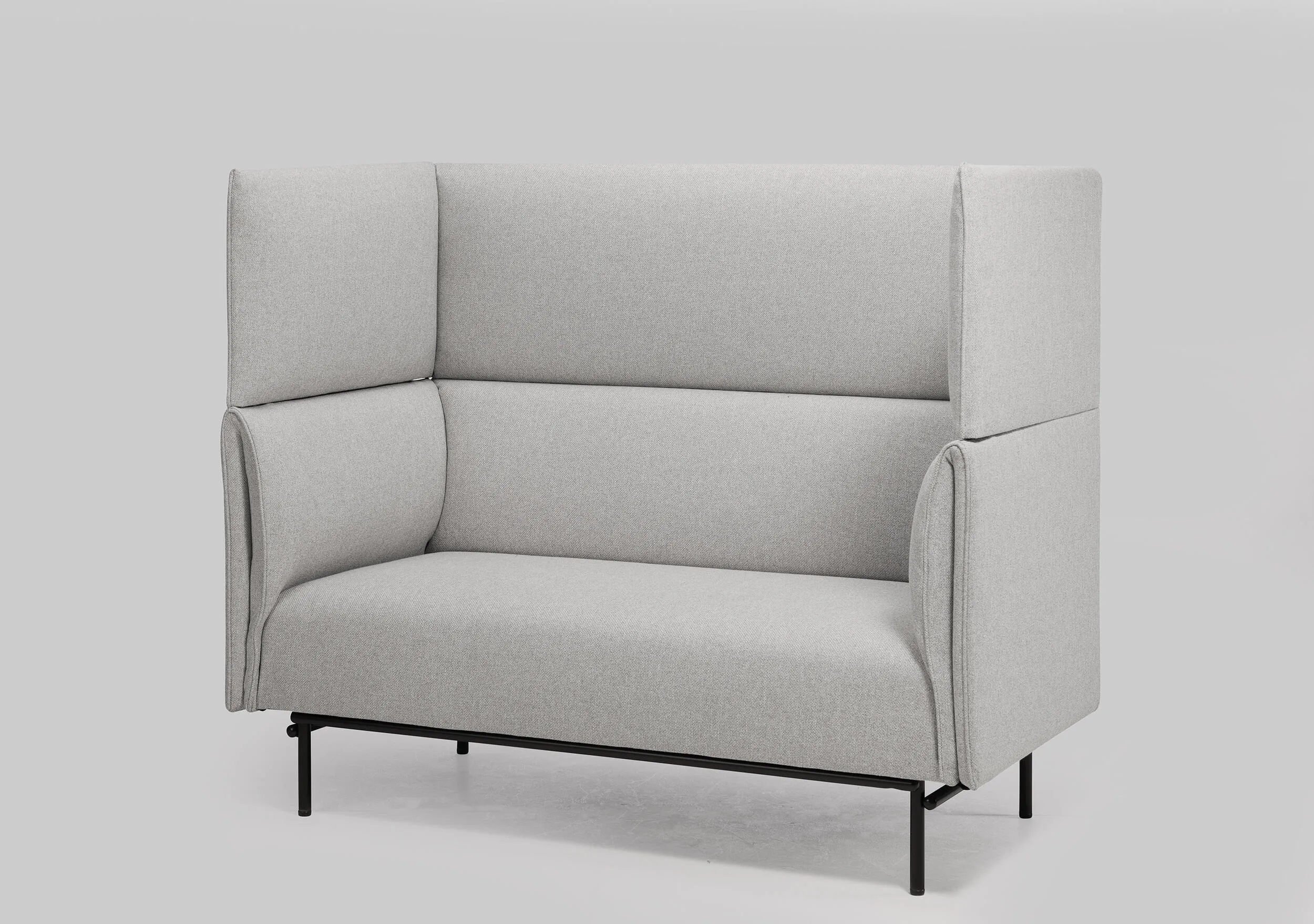 Sofa NEST Hellgrau / Schwarz mieten bei ADEXPO
