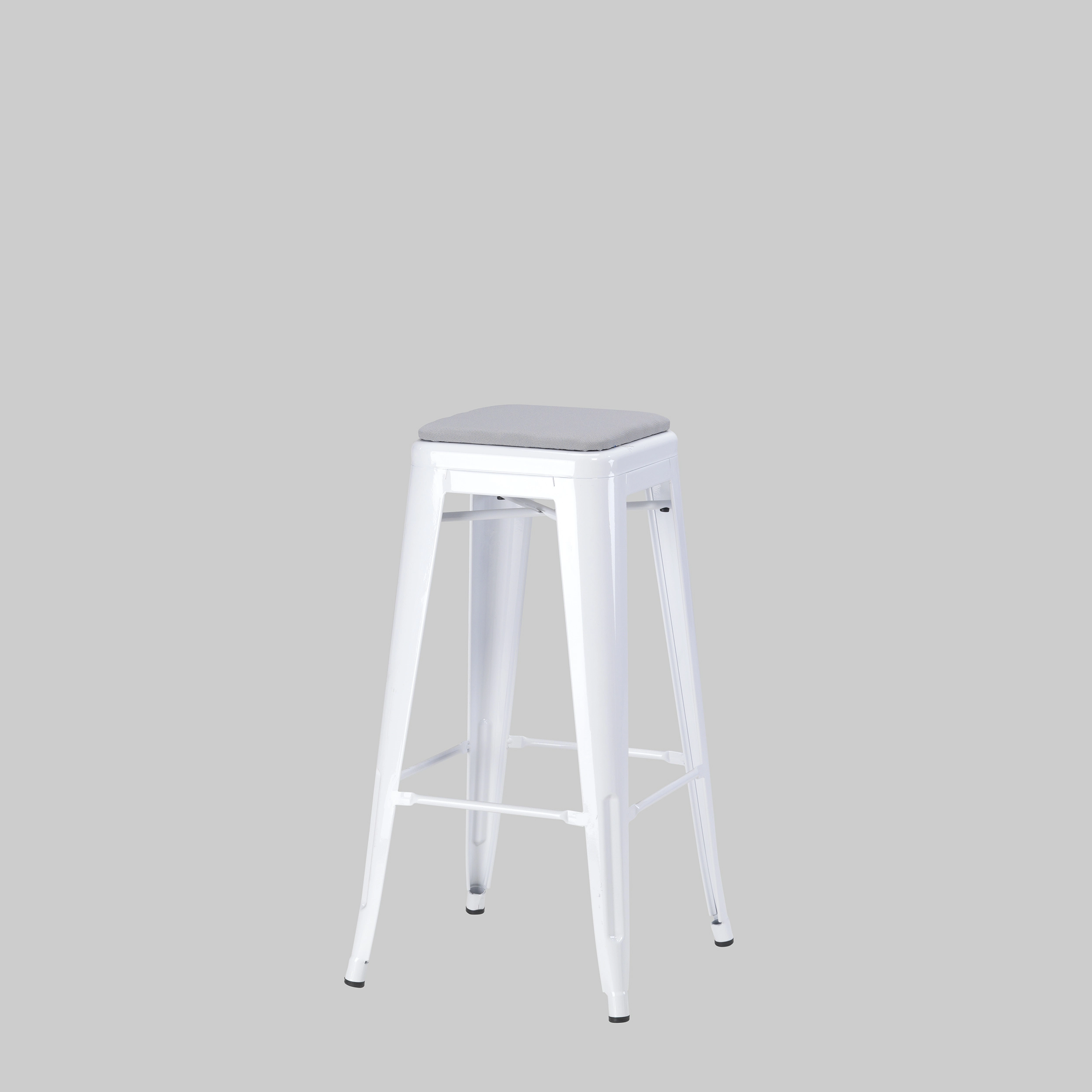 Barhocker FRAGA Grau / Weiss mieten bei ADEXPO