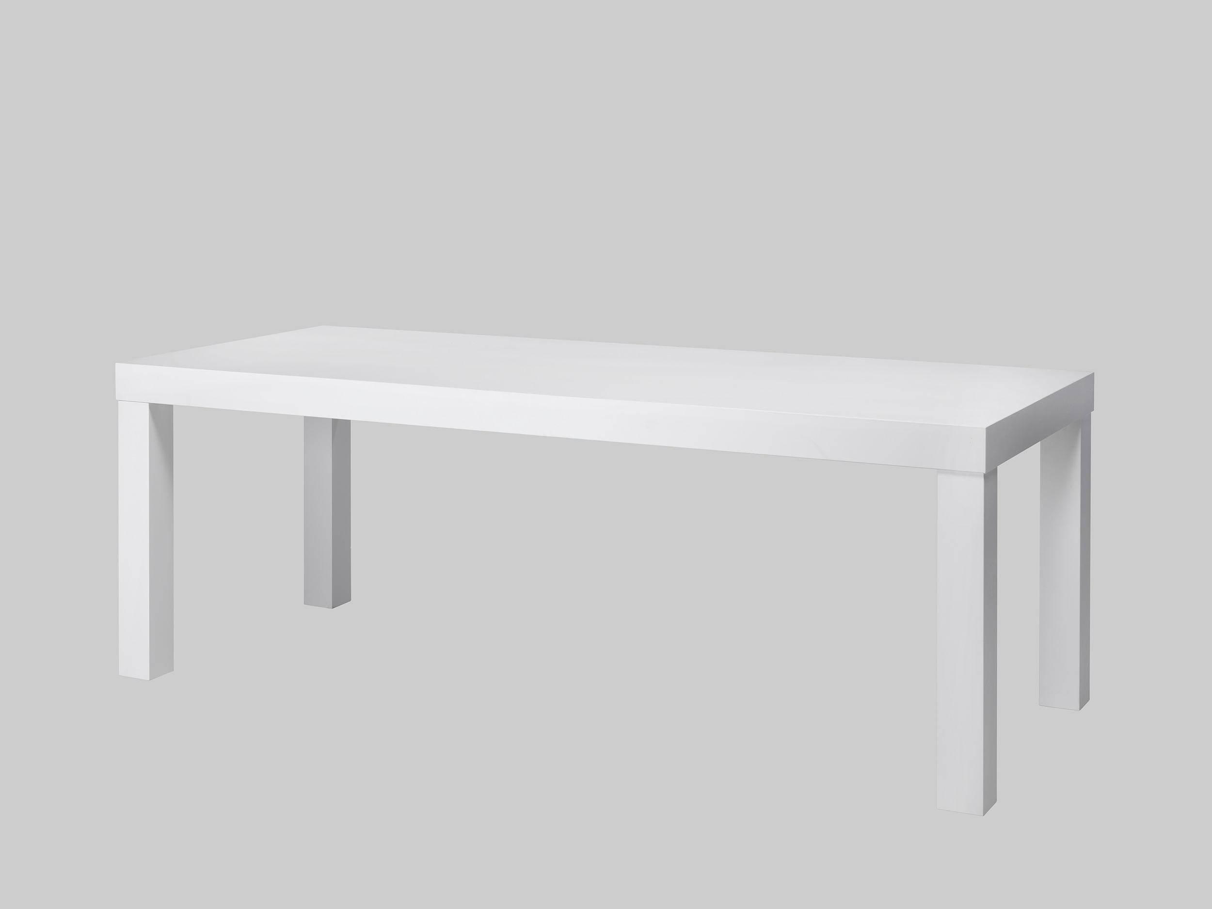 Sitztisch VIGO 206×83 Weiss / Weiss mieten bei ADEXPO