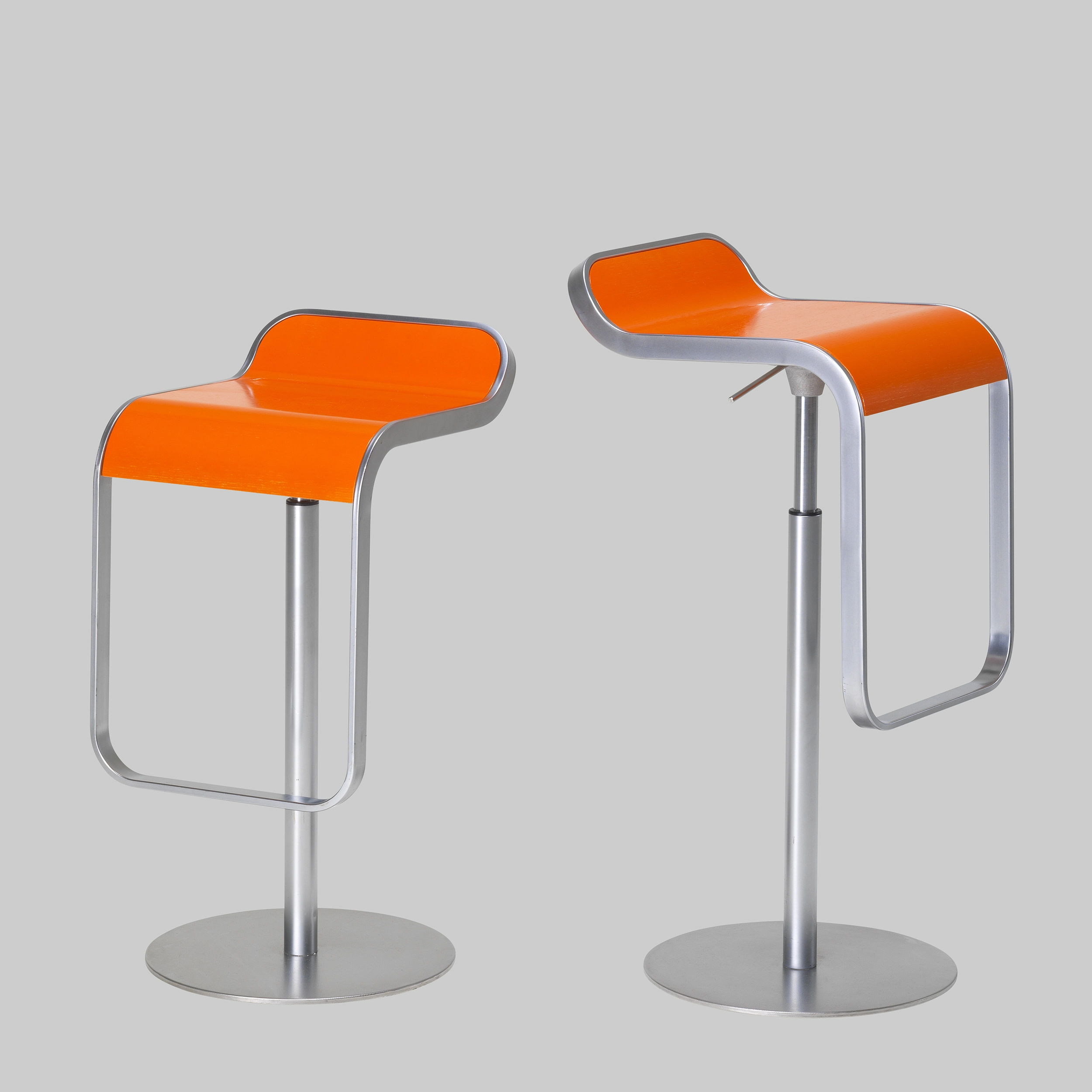 Barhocker LEM Orange / Chrom mieten bei ADEXPO