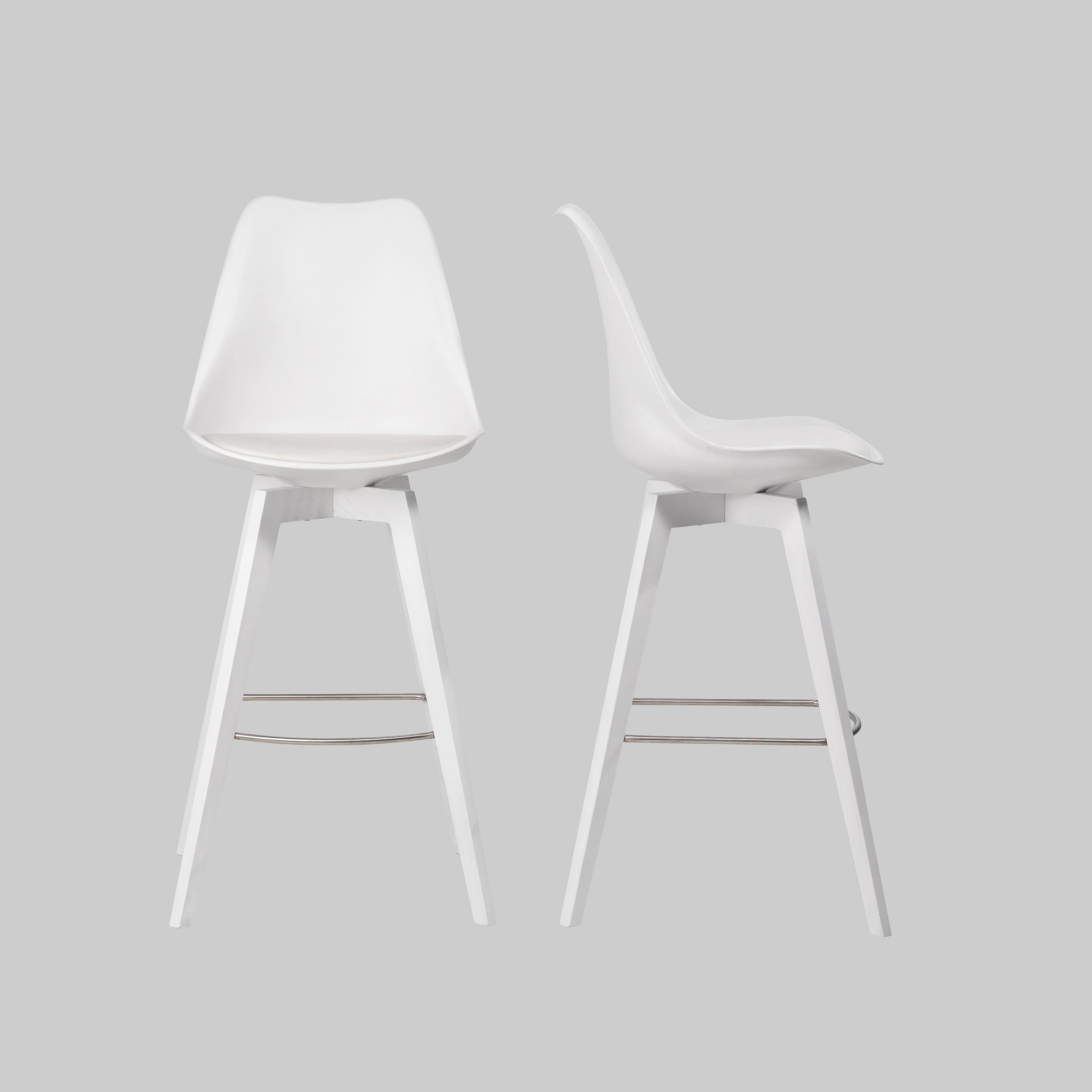 Barhocker VINTAGE Weiss / Weiss mieten bei ADEXPO