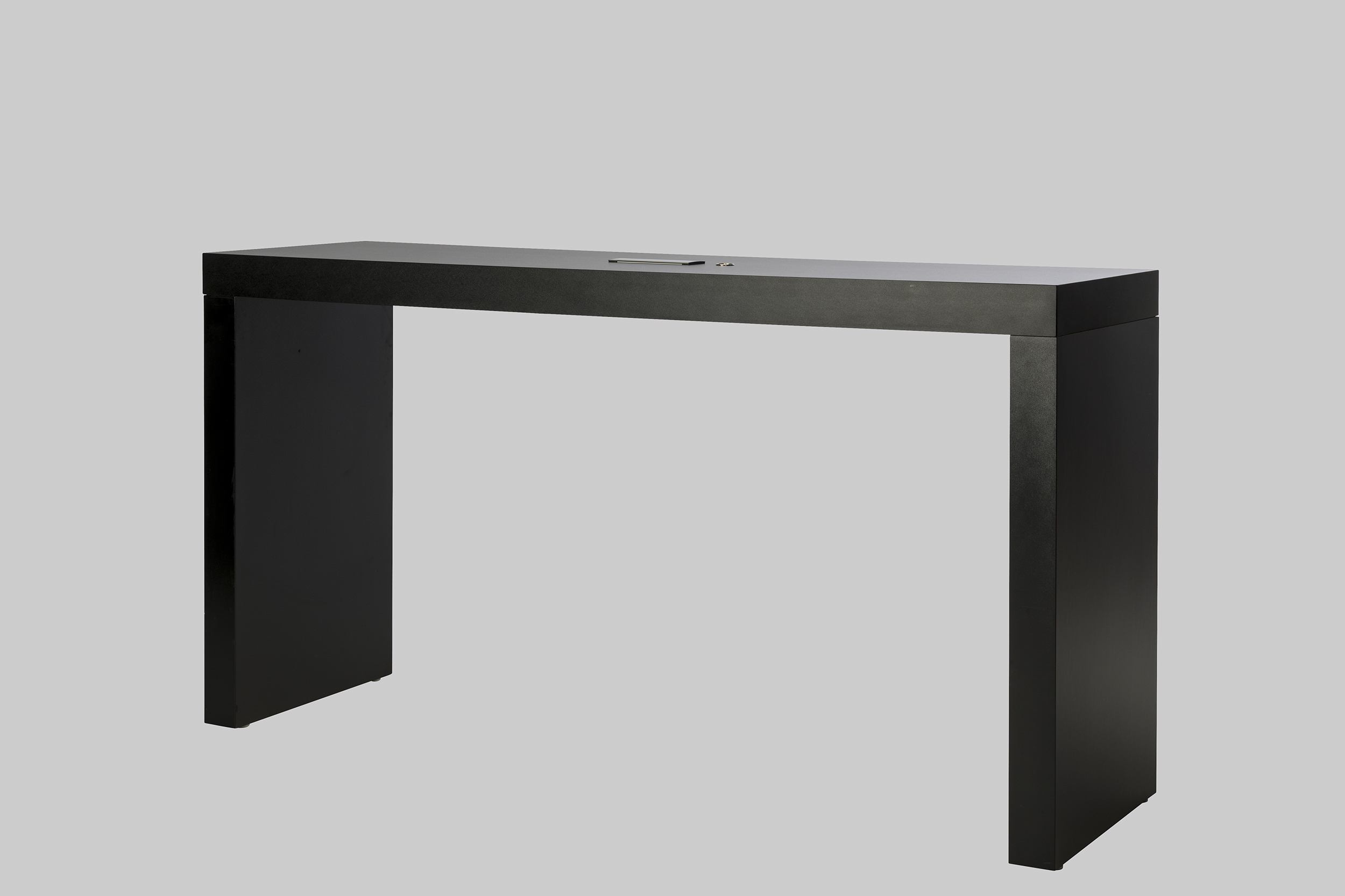 Stehtisch PONTA 206×60 PWR Schwarz / Schwarz mieten bei ADEXPO