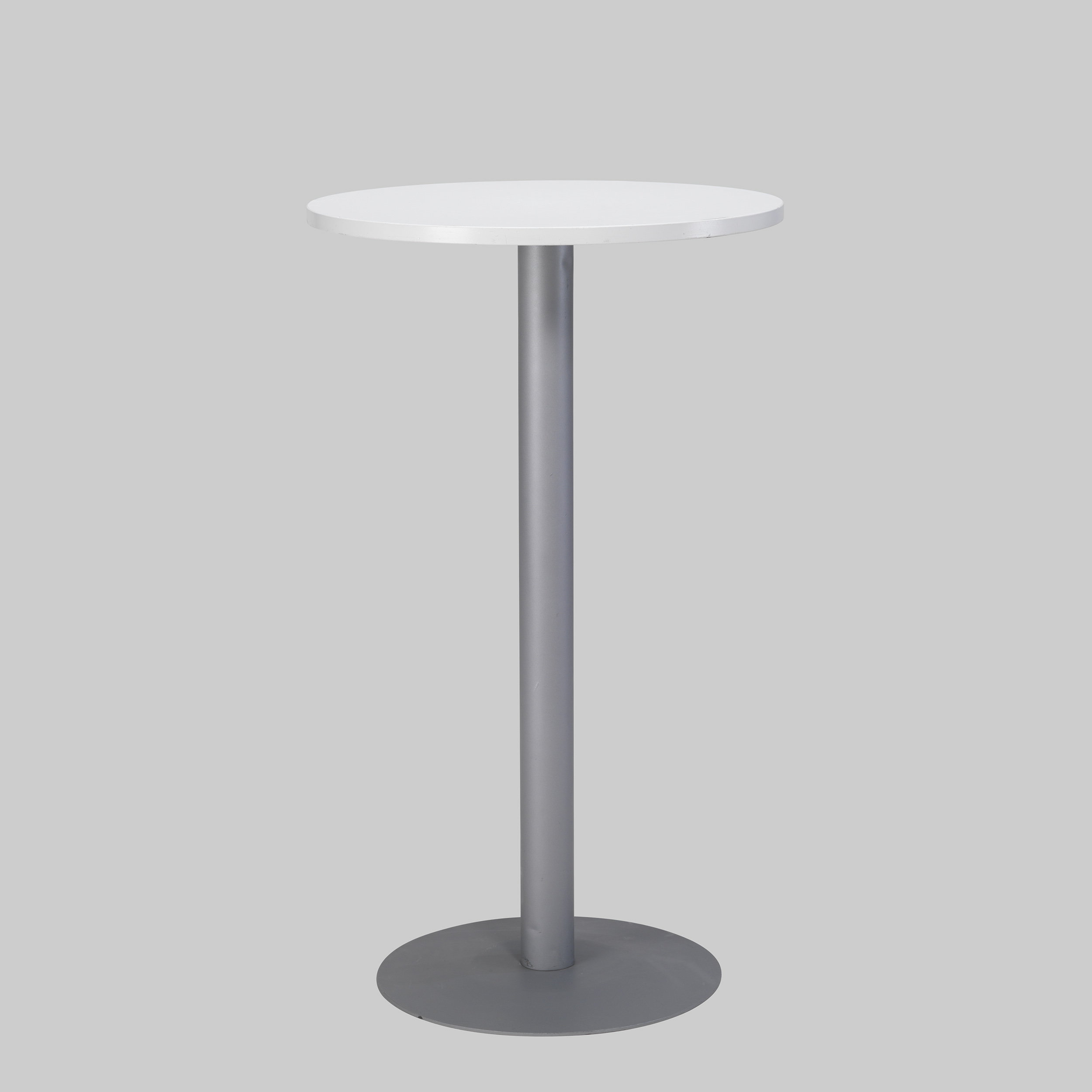 Stehtisch PUB Ø65 Weiss / Aluminium mieten bei ADEXPO