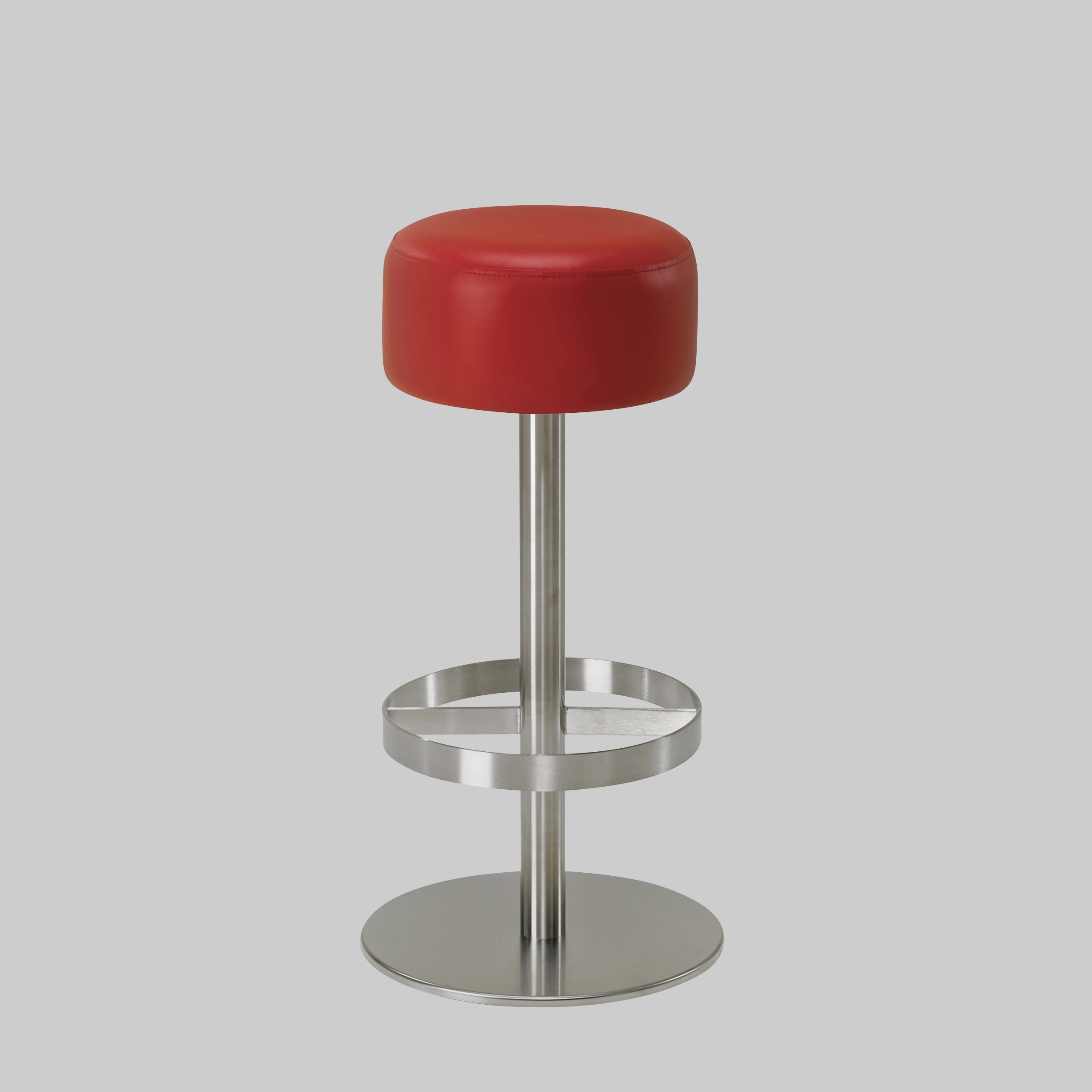 Barhocker TX Rot / Edelstahl mieten bei ADEXPO
