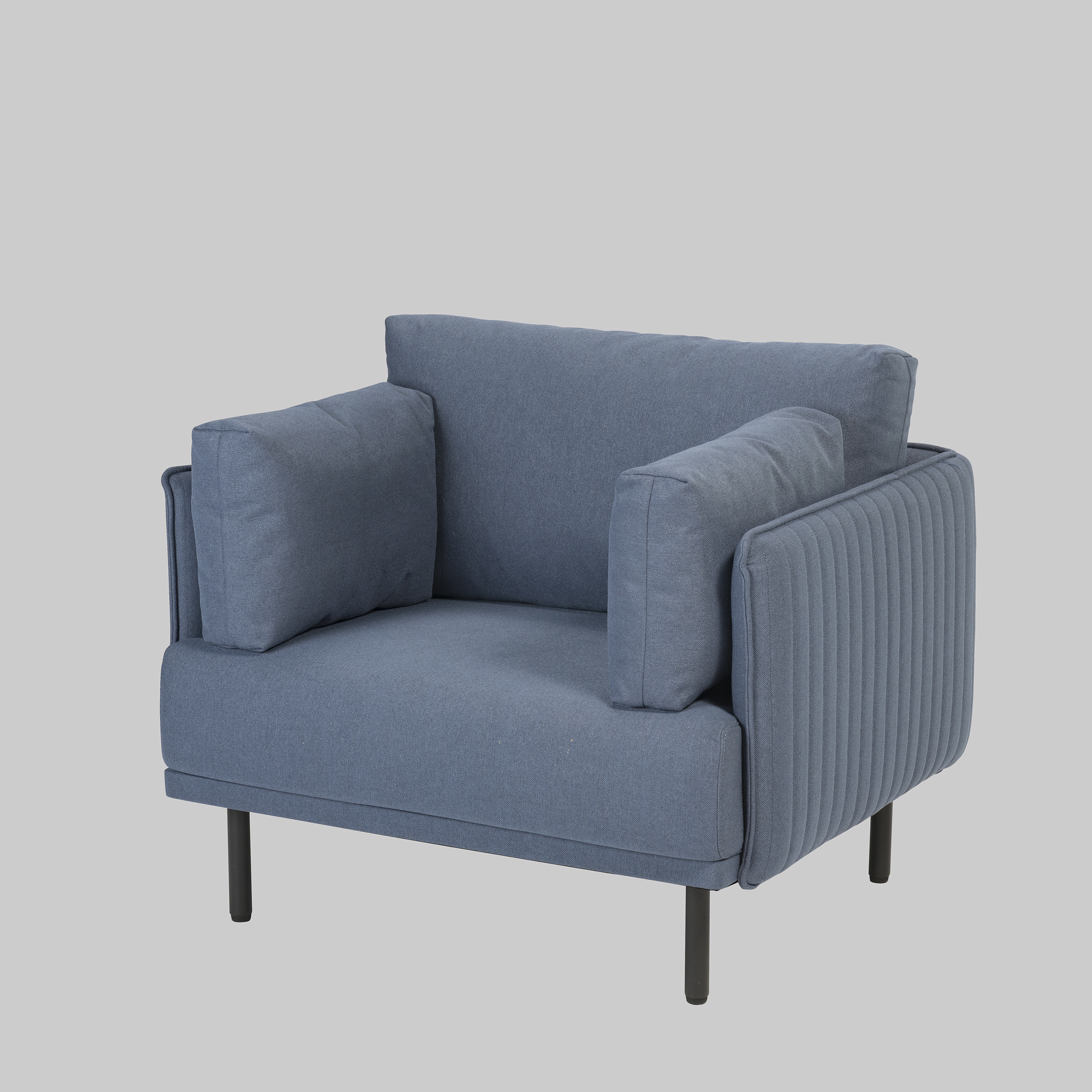 Sessel KIARA Blau / Schwarz mieten bei ADEXPO