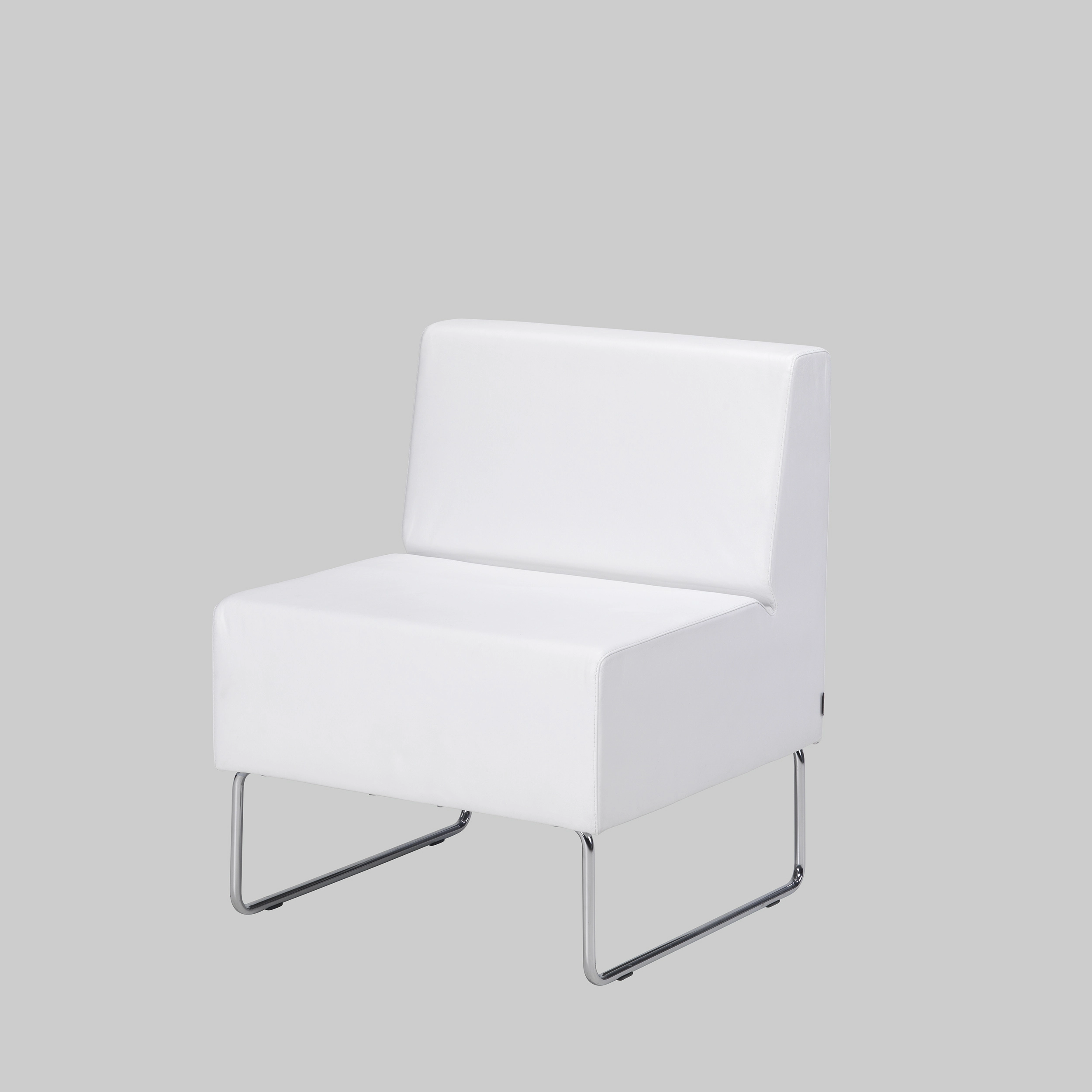 Sessel HOST Weiss / Chrom mieten bei ADEXPO