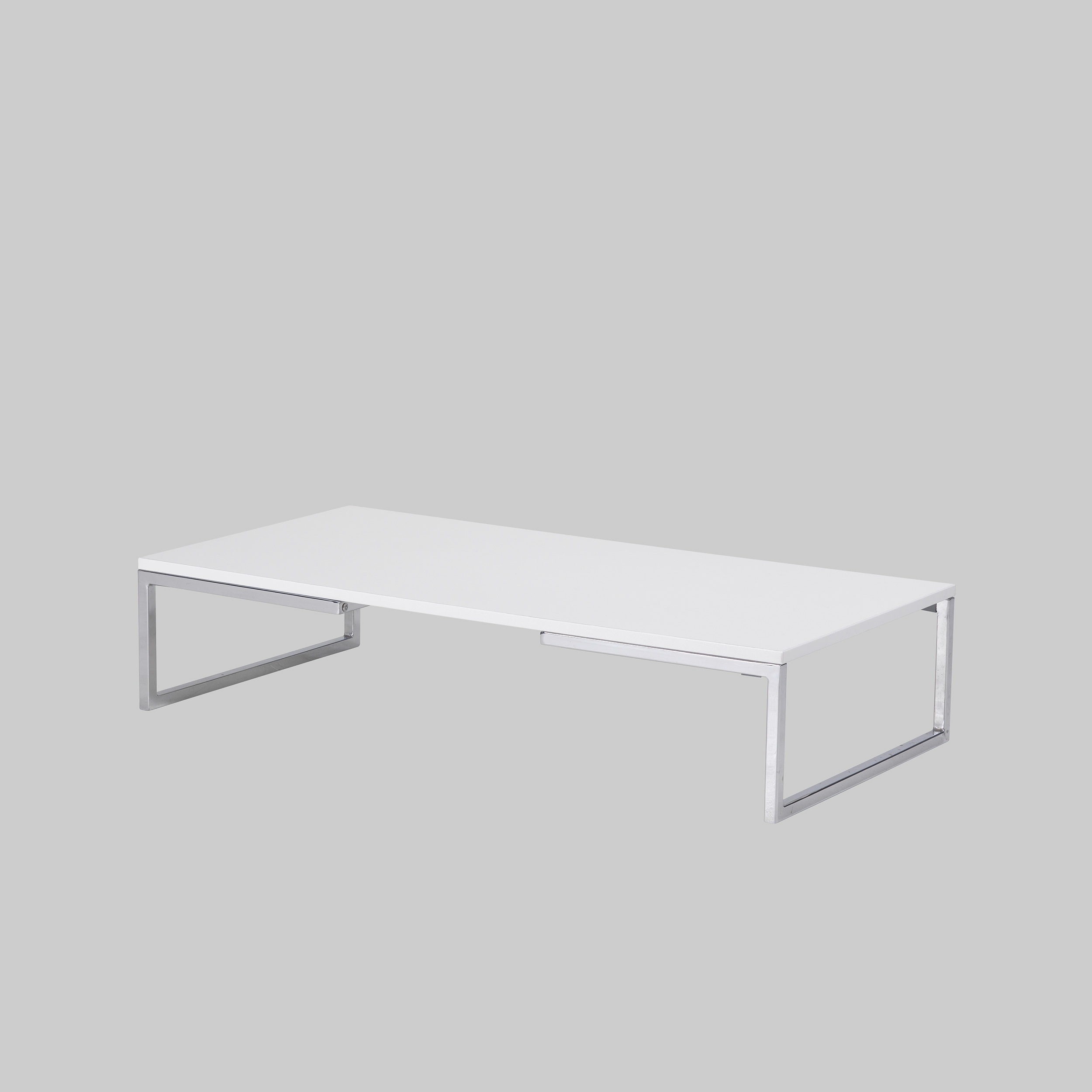 Beistelltisch MIRROR 110×55 Weiss / Chrom mieten bei ADEXPO