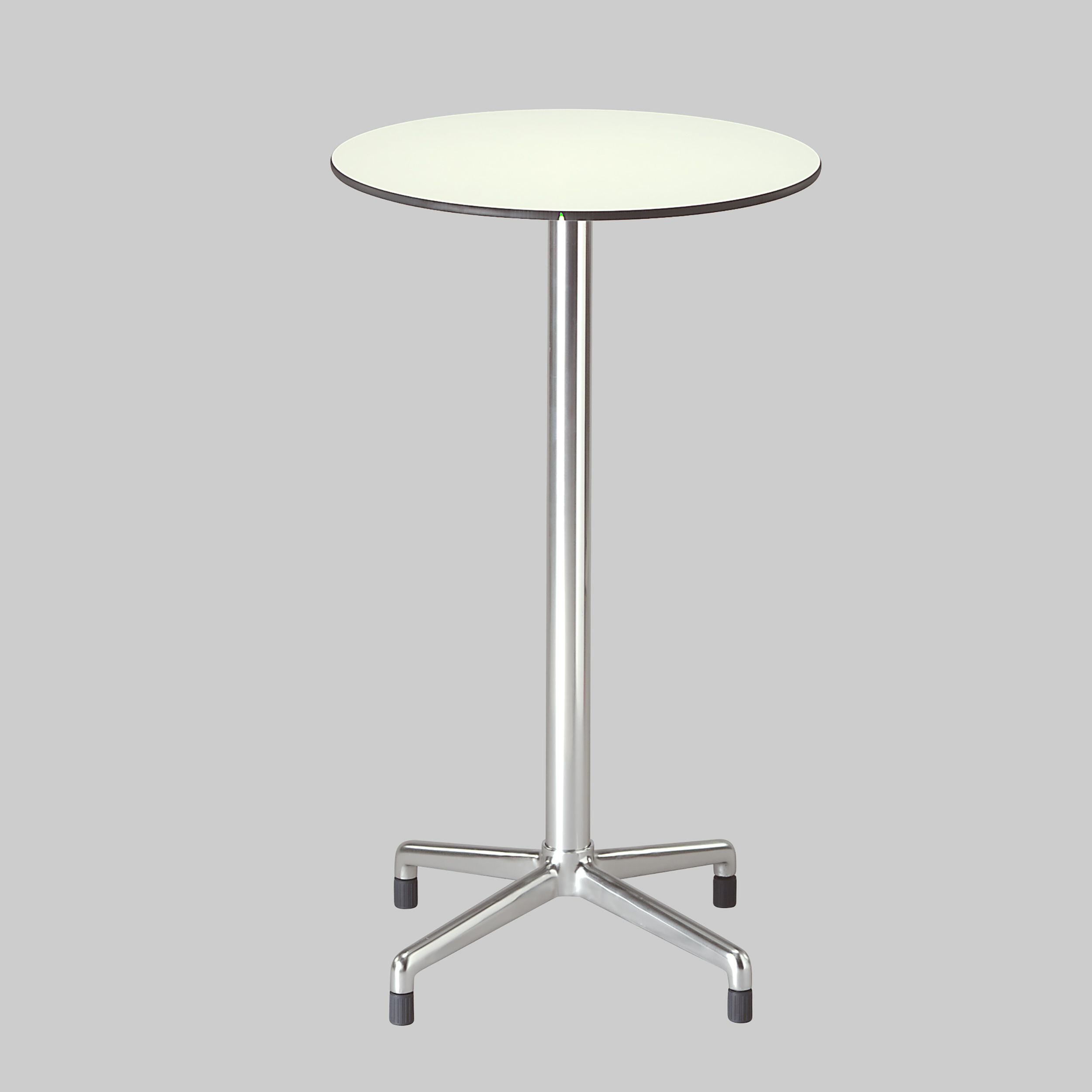 Stehtisch SPLASH Ø64 Weiss / Aluminium mieten bei ADEXPO