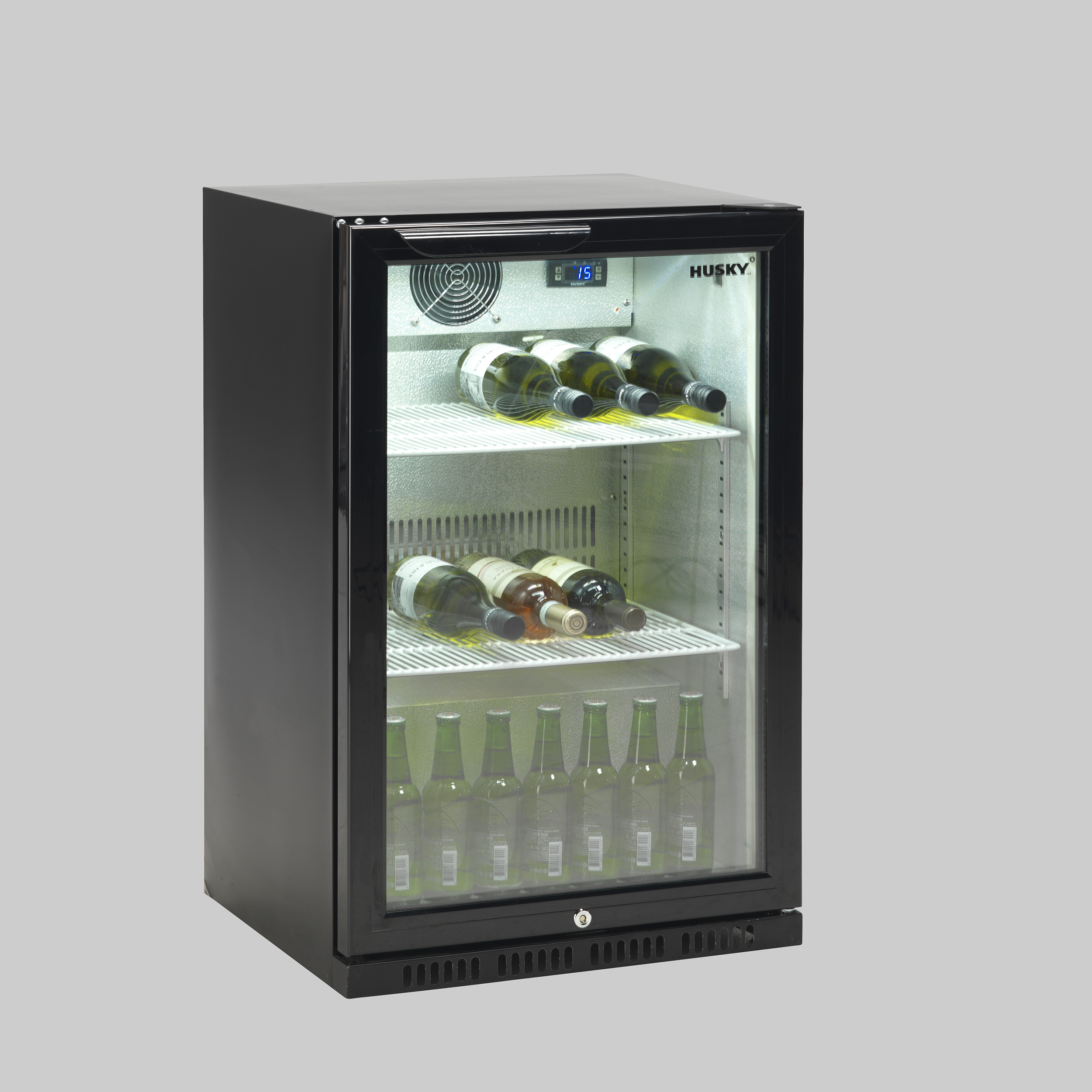 Kühlschrank HUSKY 130L Schwarz mieten bei ADEXPO