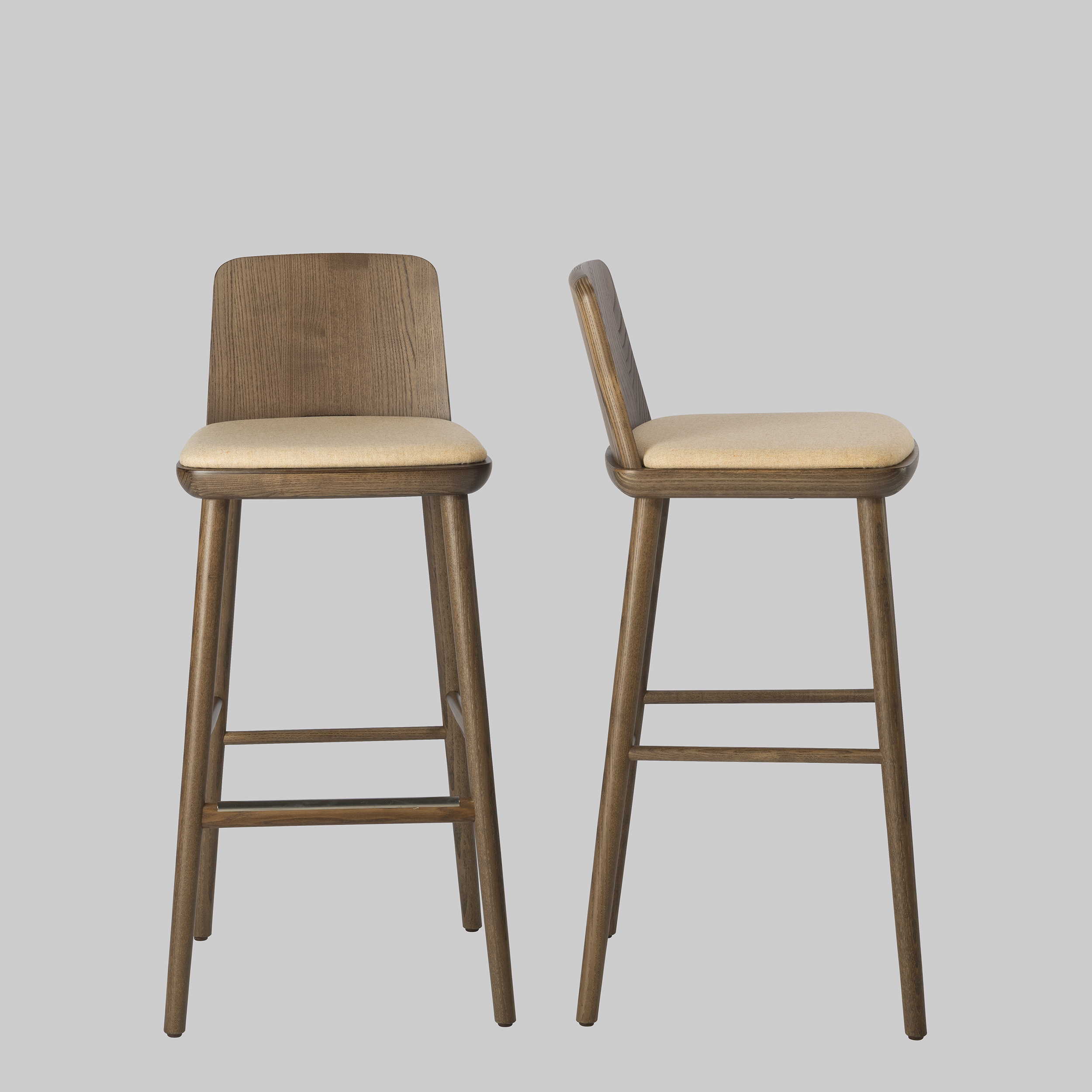 Barhocker TABLET SOFT Rauch / Beige / Rauch mieten bei ADEXPO