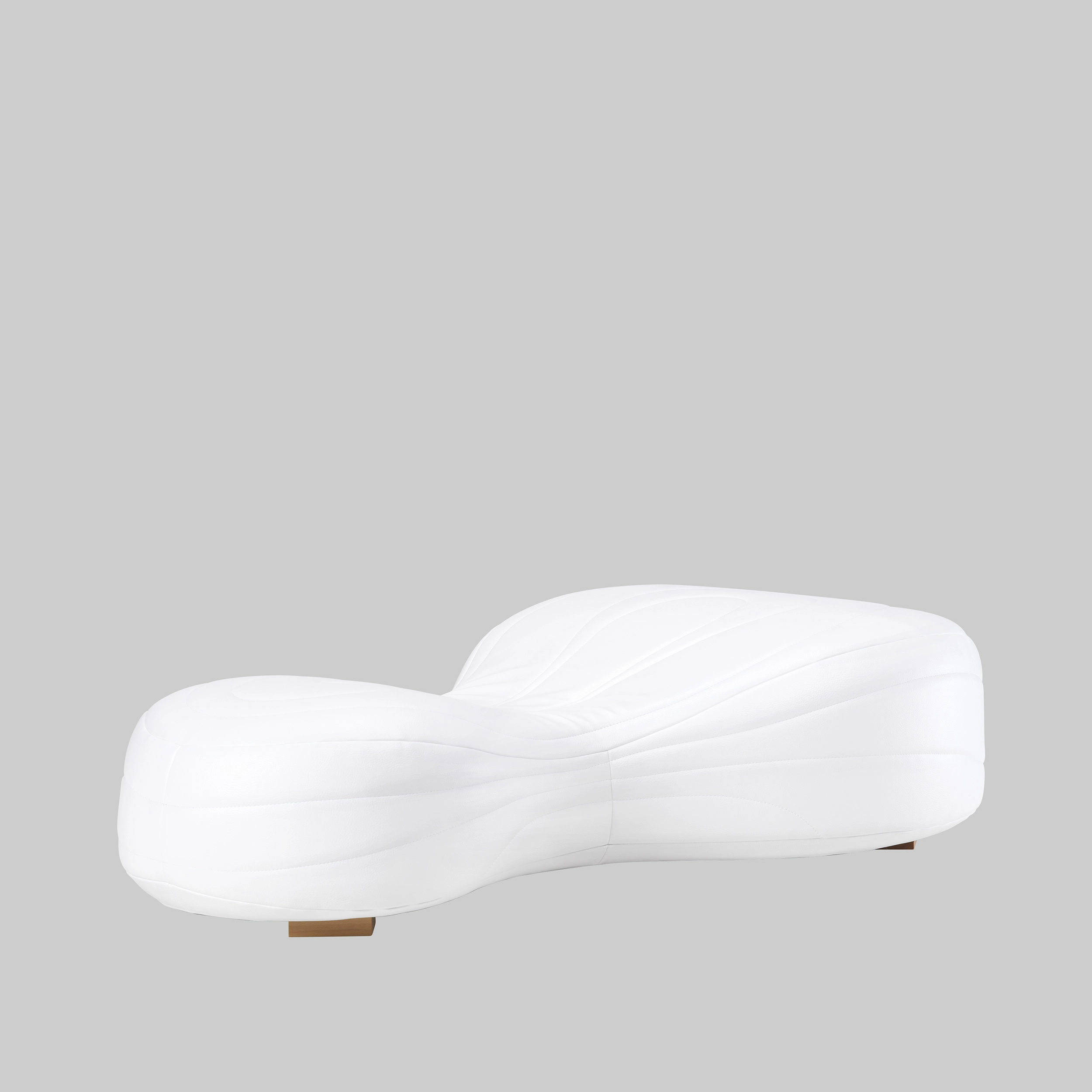 Sofa BOULI Weiss / Buche mieten bei ADEXPO