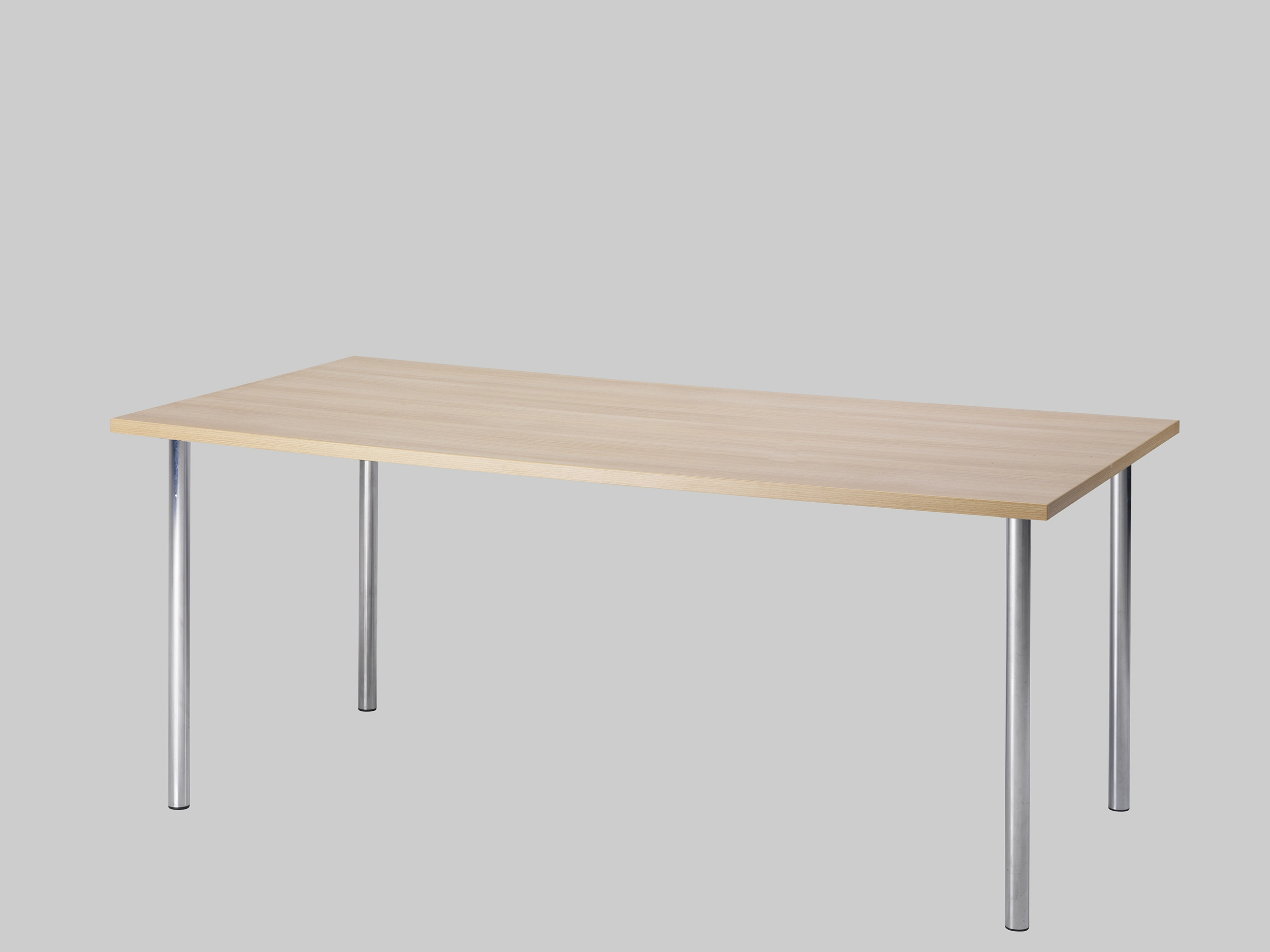 Sitztisch TWISTER 180×90 Buche / Chrom mieten bei ADEXPO