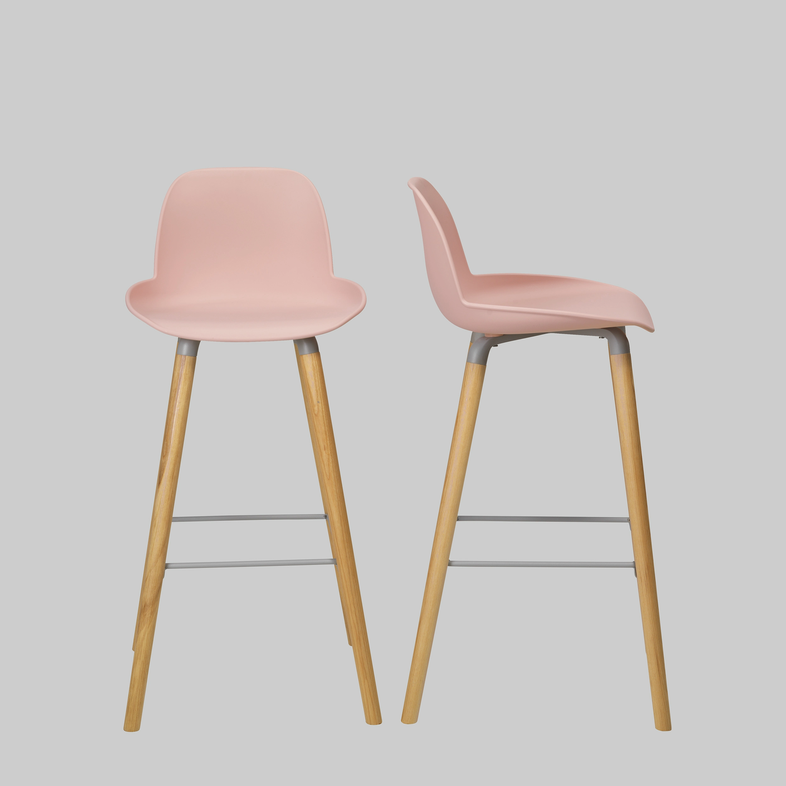 Barhocker ALBERT KUIP Altrosa / Esche mieten bei ADEXPO