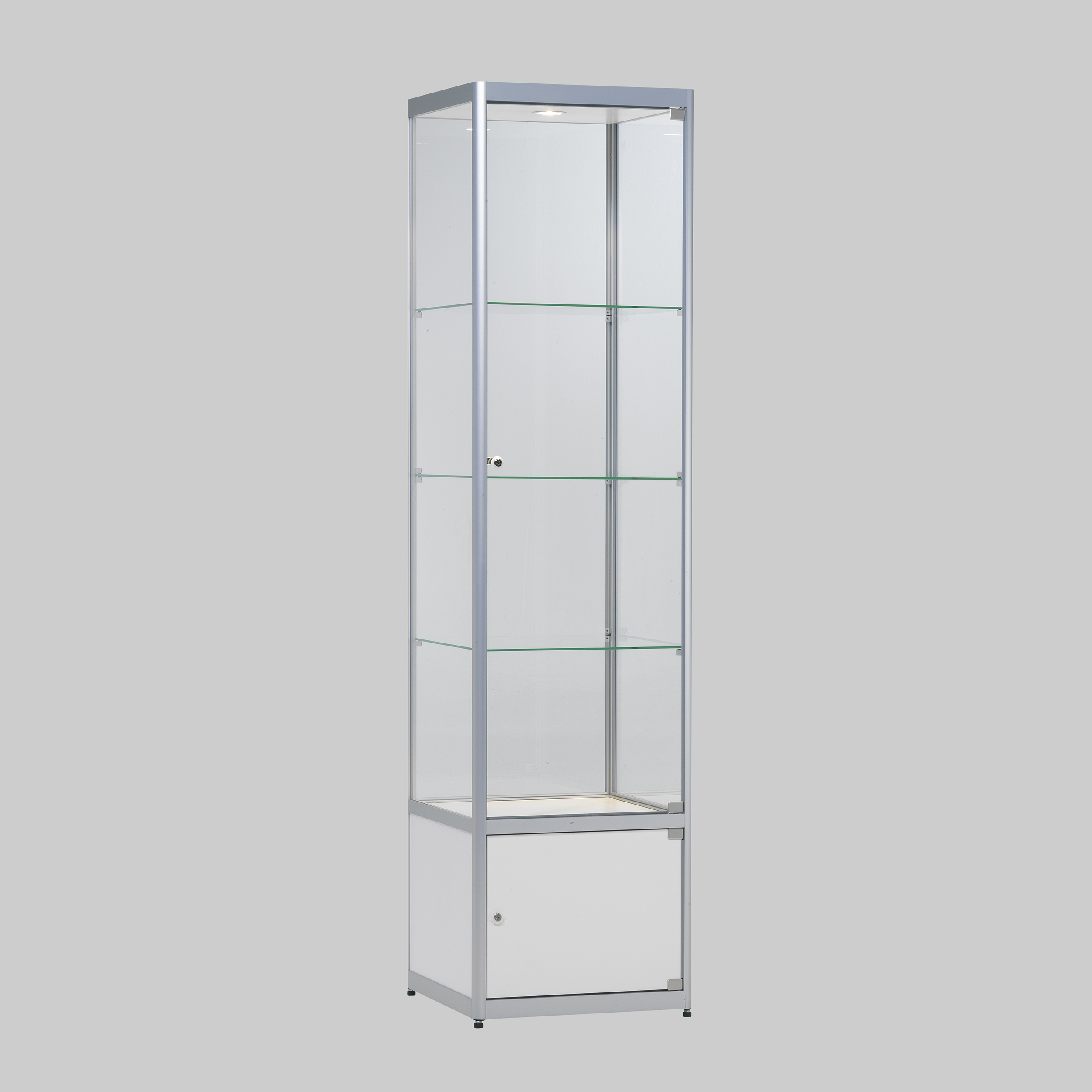 Vitrine SANDY Weiss mieten bei ADEXPO