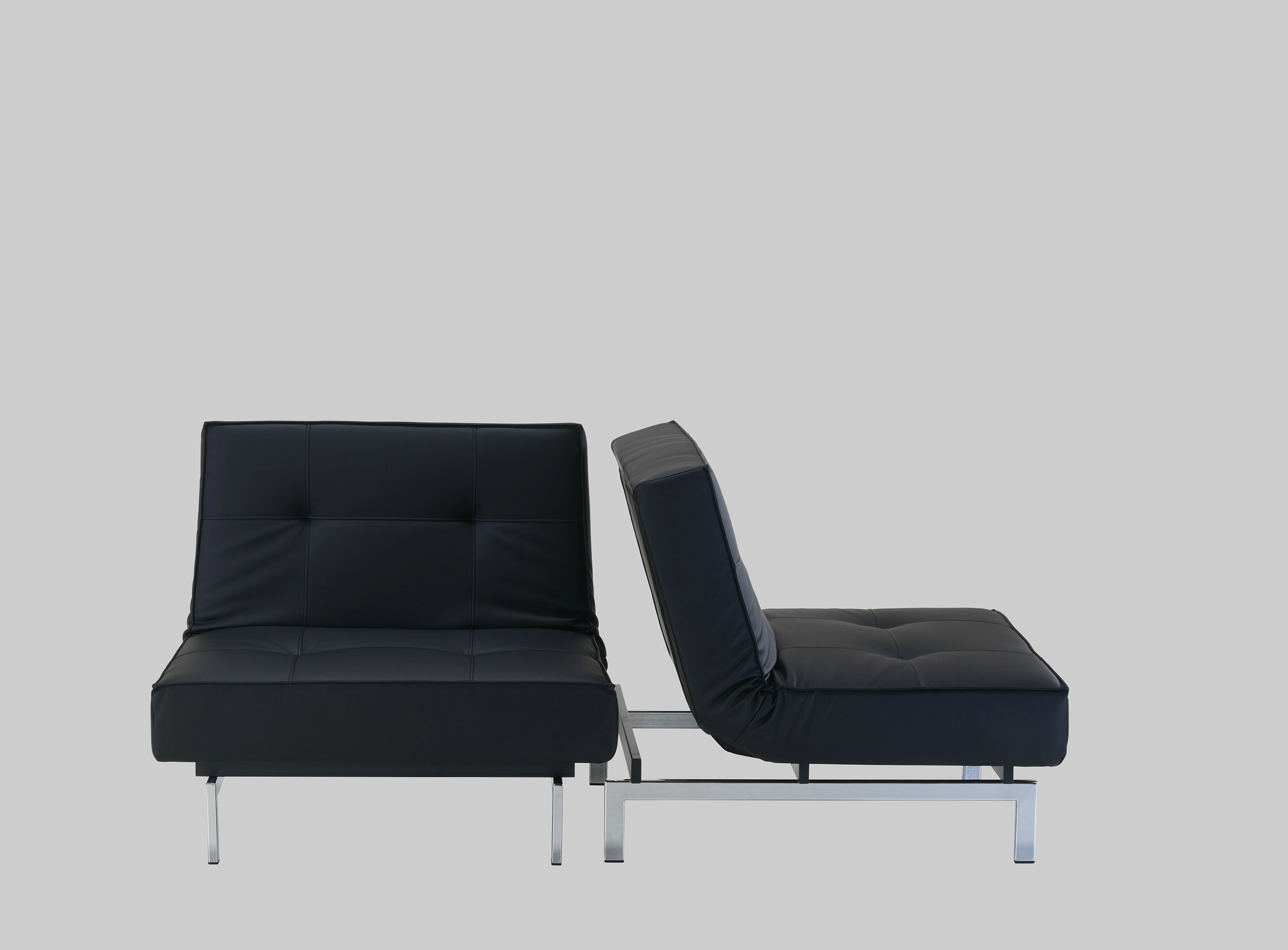 Sessel LAIDBACK Schwarz / Chrom mieten bei ADEXPO