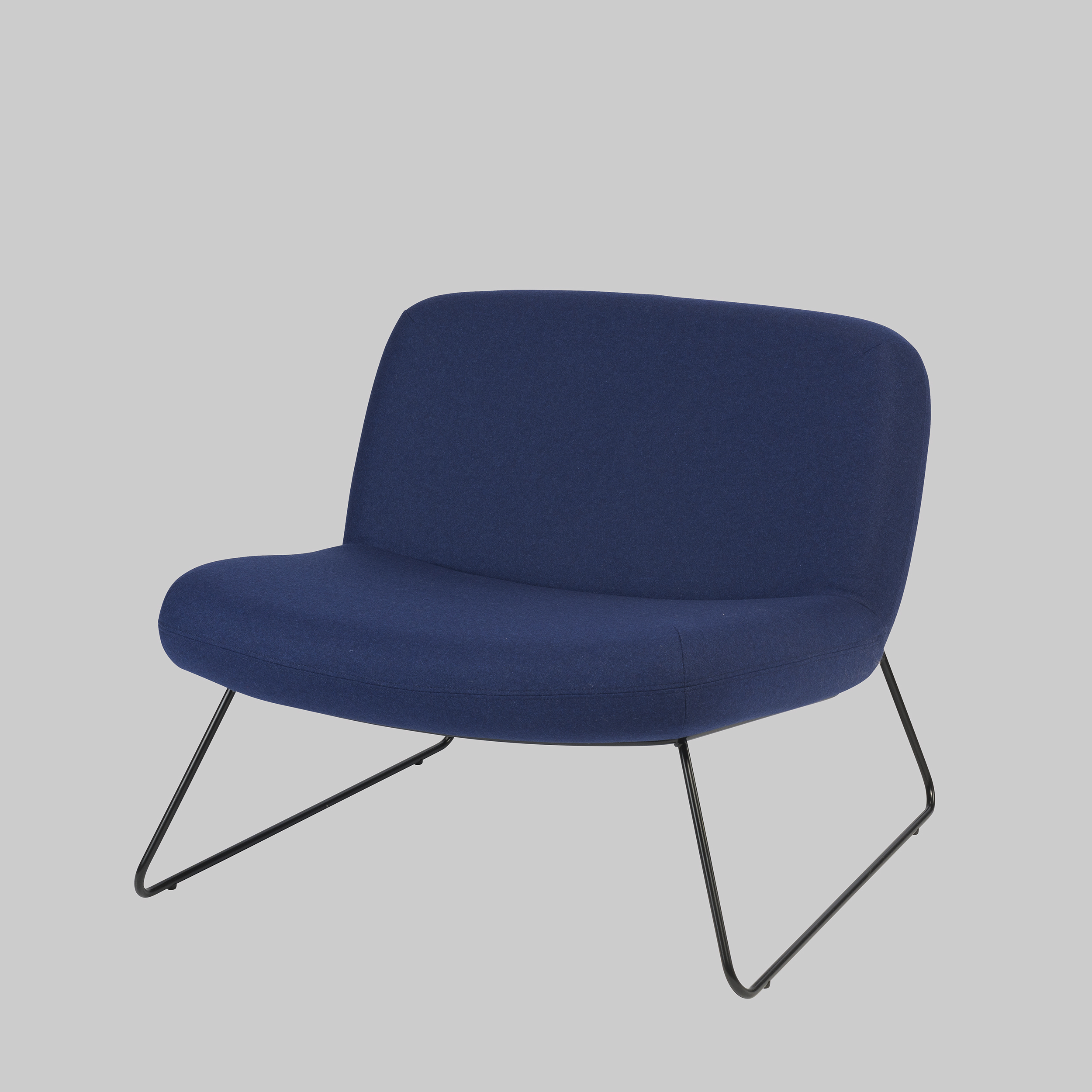 Sessel JAVA Dunkelblau / Schwarz mieten bei ADEXPO
