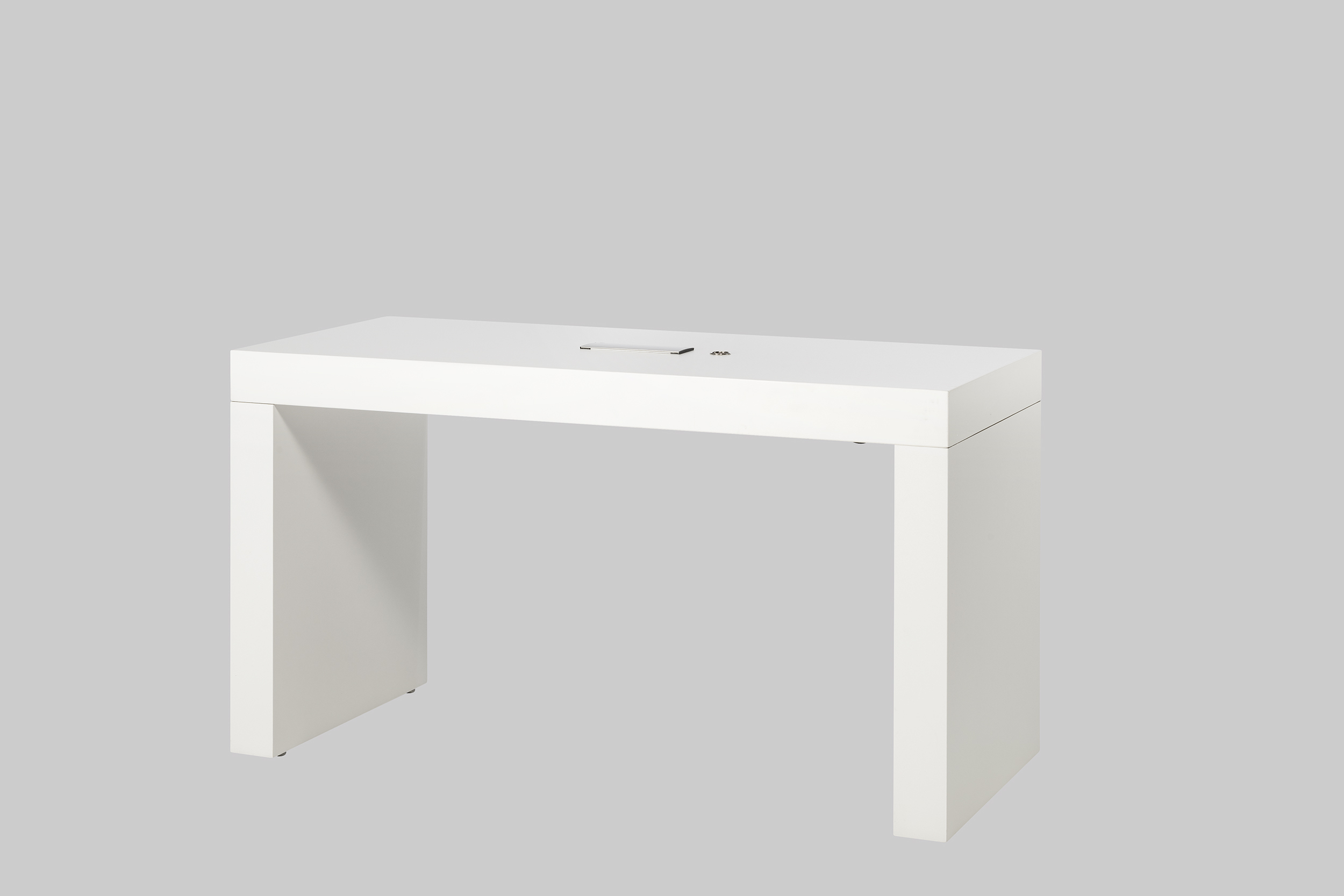 Sitztisch PONTA 140×60 PWR Weiss / Weiss mieten bei ADEXPO