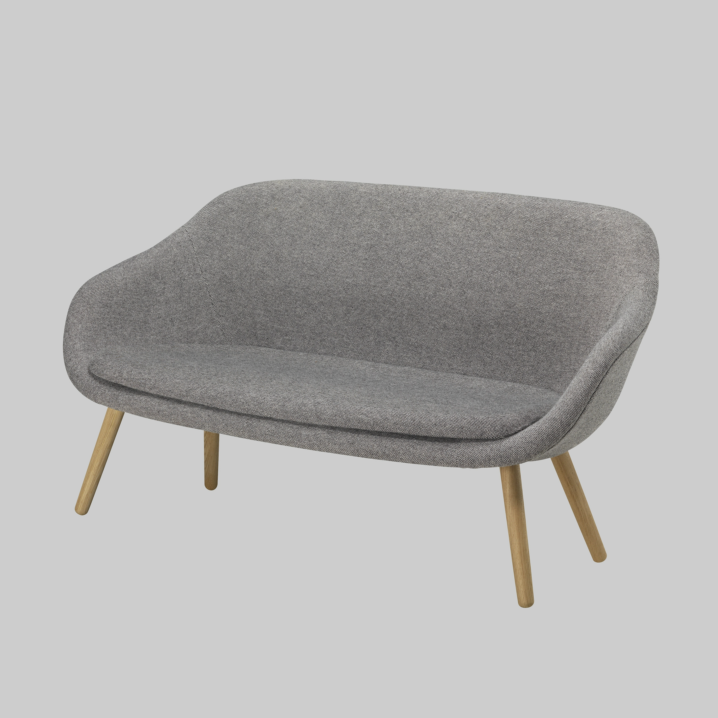 Sofa ABOUT A LOUNGE Dunkelgrau-Weiss / Eiche mieten bei ADEXPO