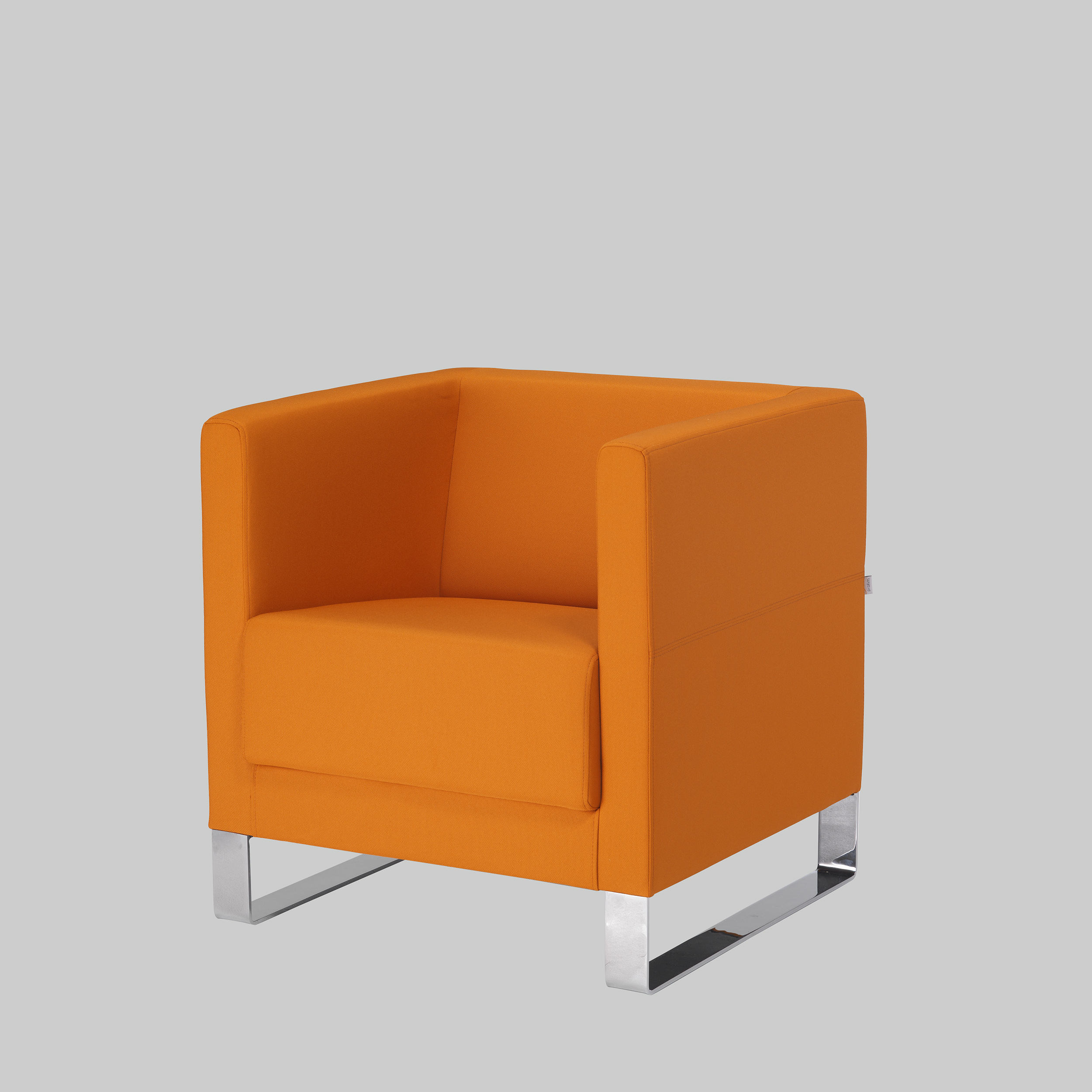 Sessel COLORADO Orange / Chrom mieten bei ADEXPO