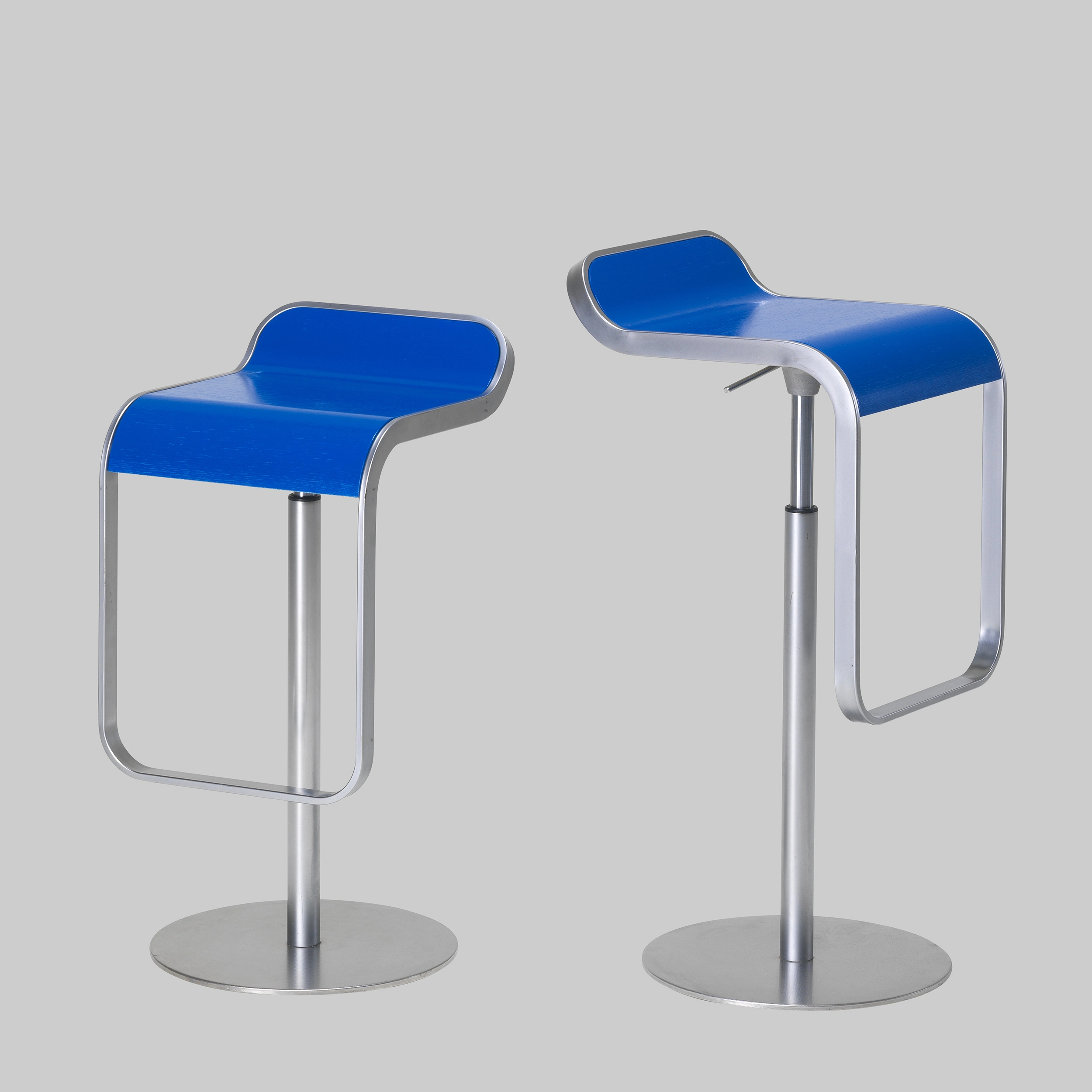 Barhocker LEM Blau / Chrom mieten bei ADEXPO