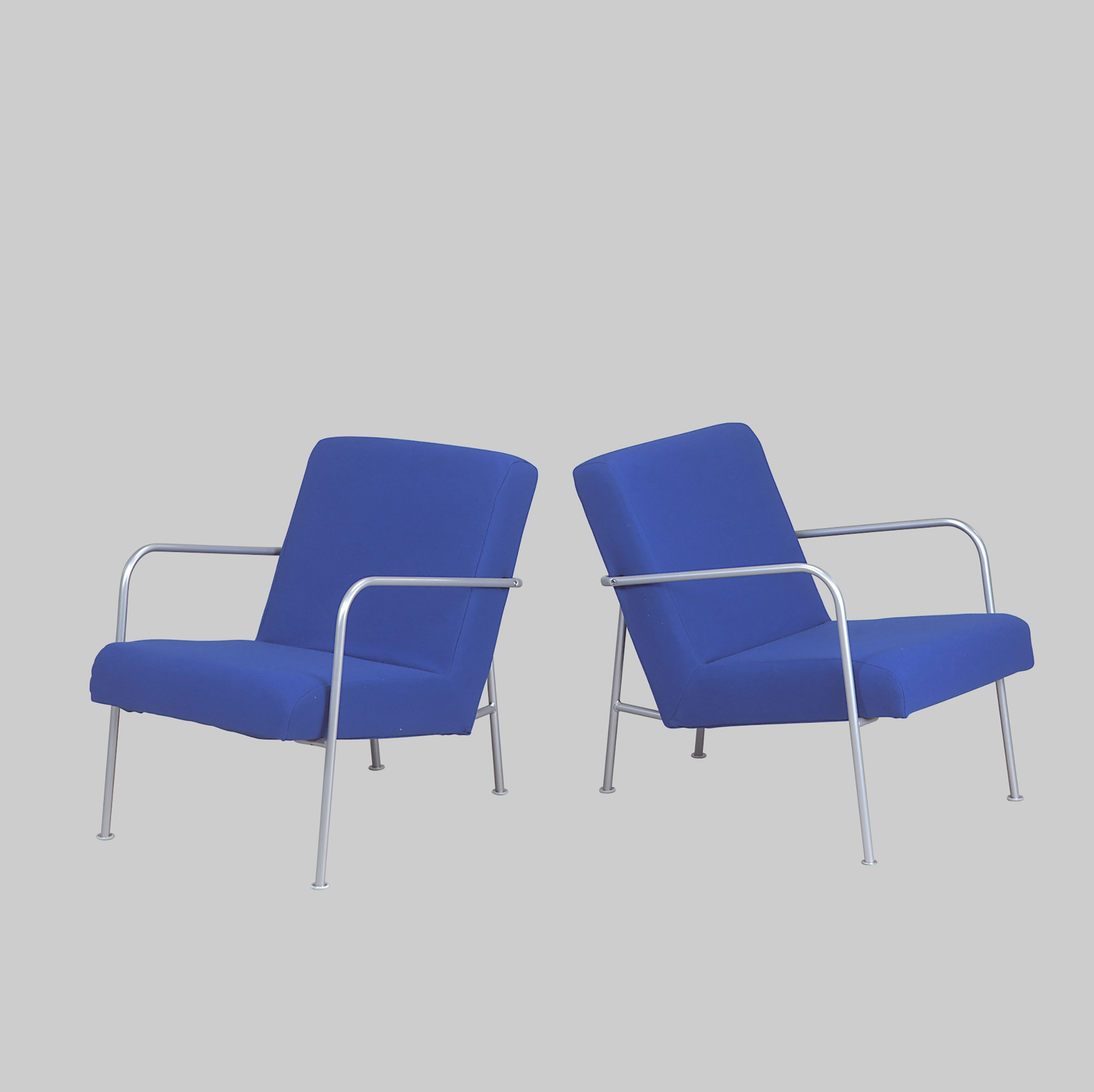 Sessel XIDE Blau / Aluminium mieten bei ADEXPO