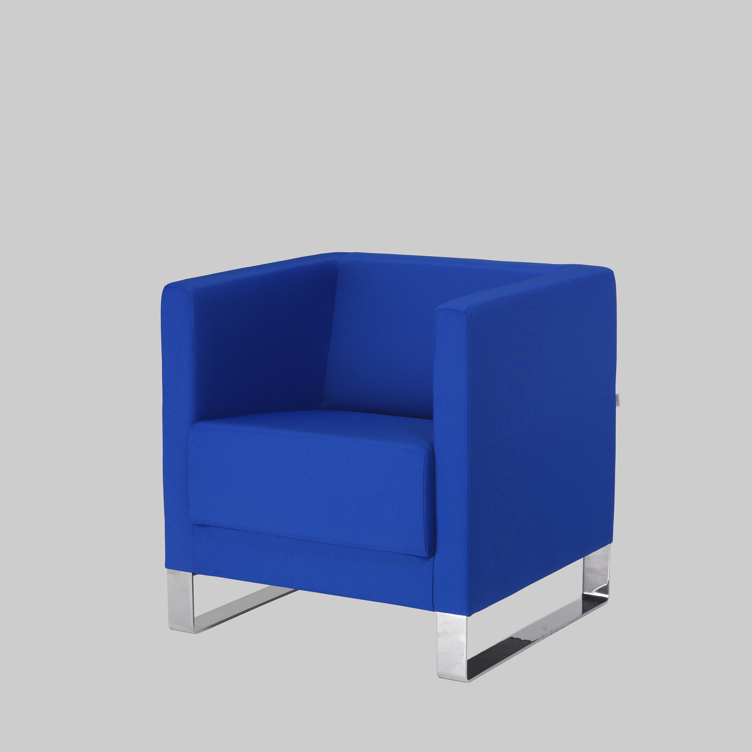 Sessel COLORADO Blau / Chrom mieten bei ADEXPO