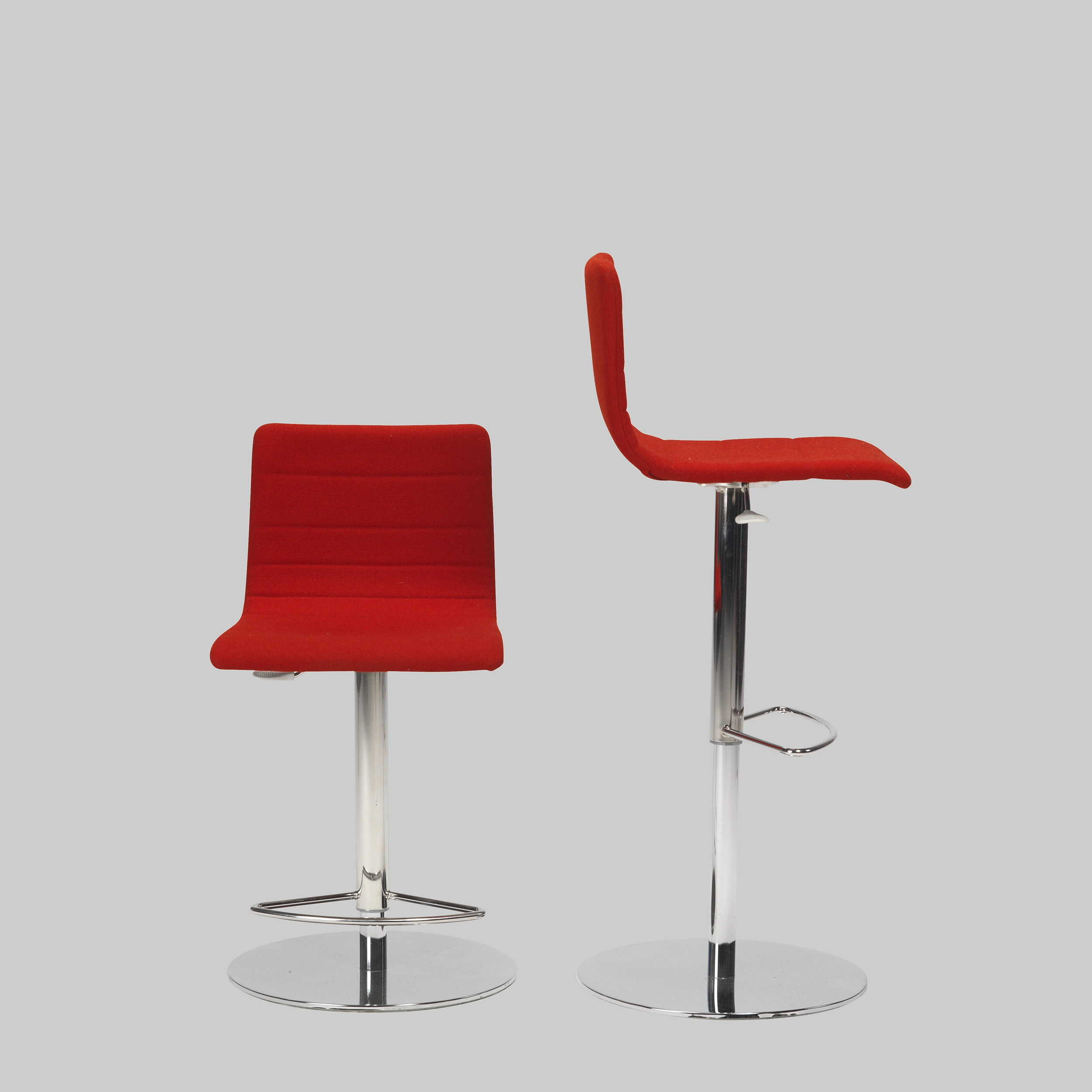 Barhocker FARO UP Rot / Chrom mieten bei ADEXPO