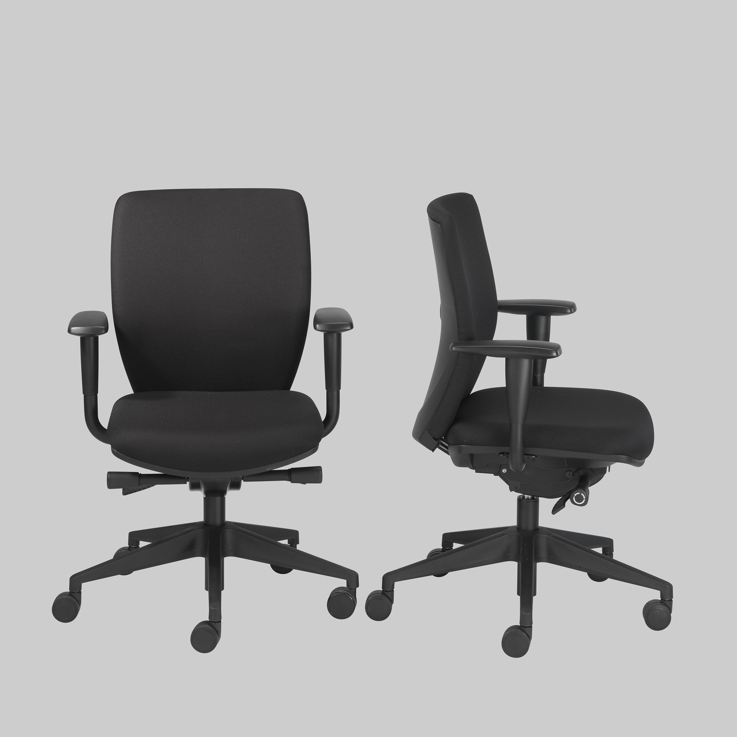 Bürostuhl OFFICE Schwarz / Schwarz mieten bei ADEXPO