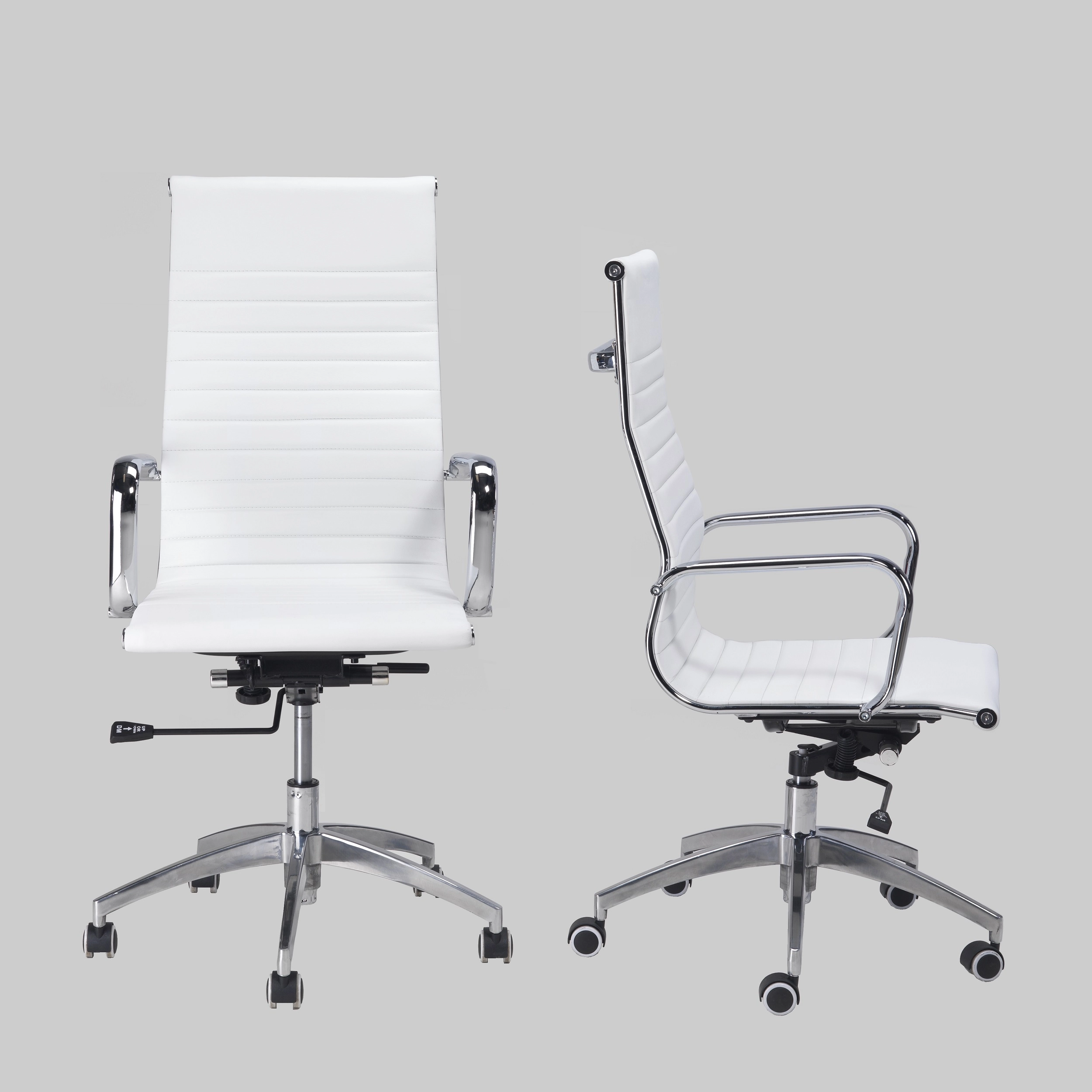 Chefsessel BIG BUSINESS Weiss / Chrom mieten bei ADEXPO
