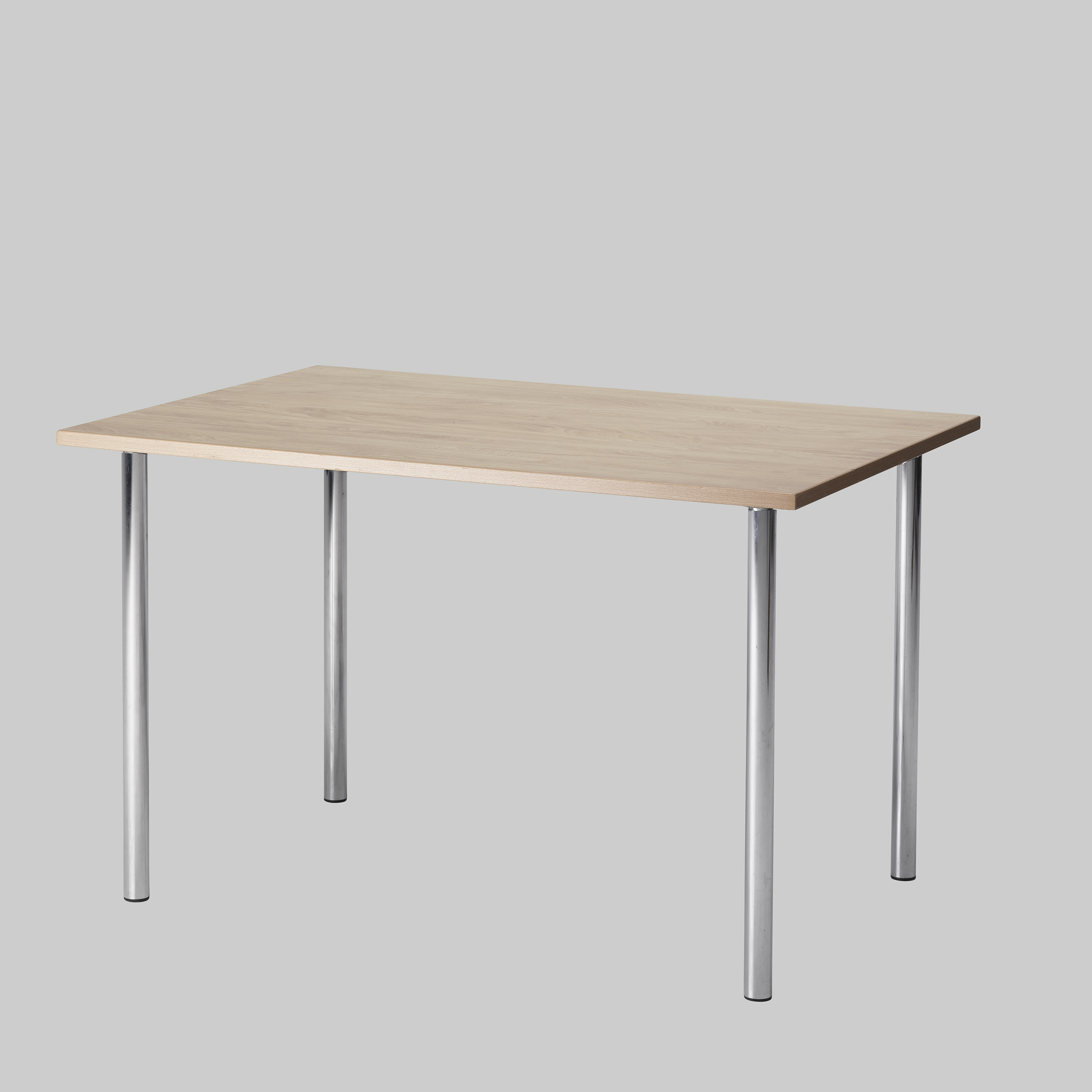 Sitztisch TWISTER 120×80 Eiche / Chrom mieten bei ADEXPO