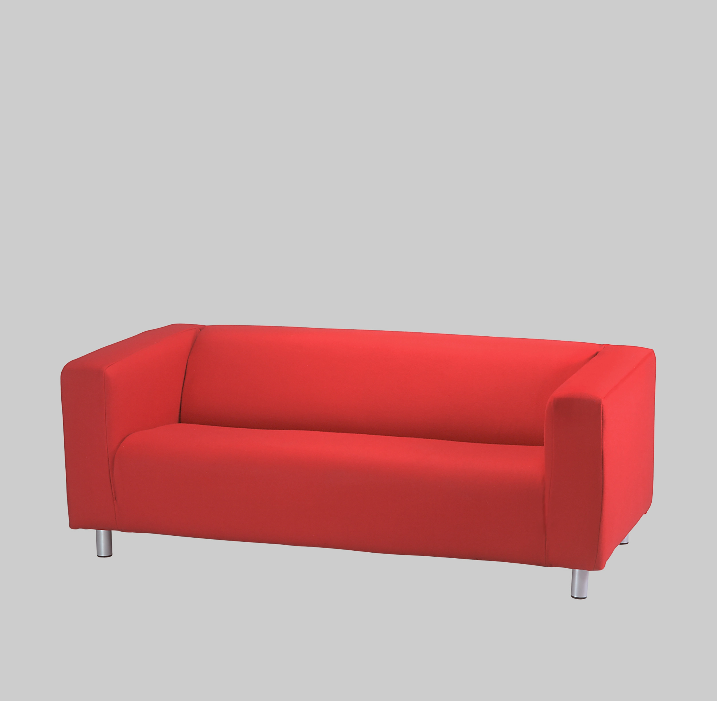 Sofa XADE Rot / Aluminium mieten bei ADEXPO